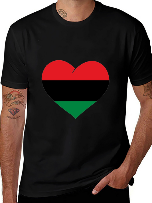 Pan-African Flag Heart Tee