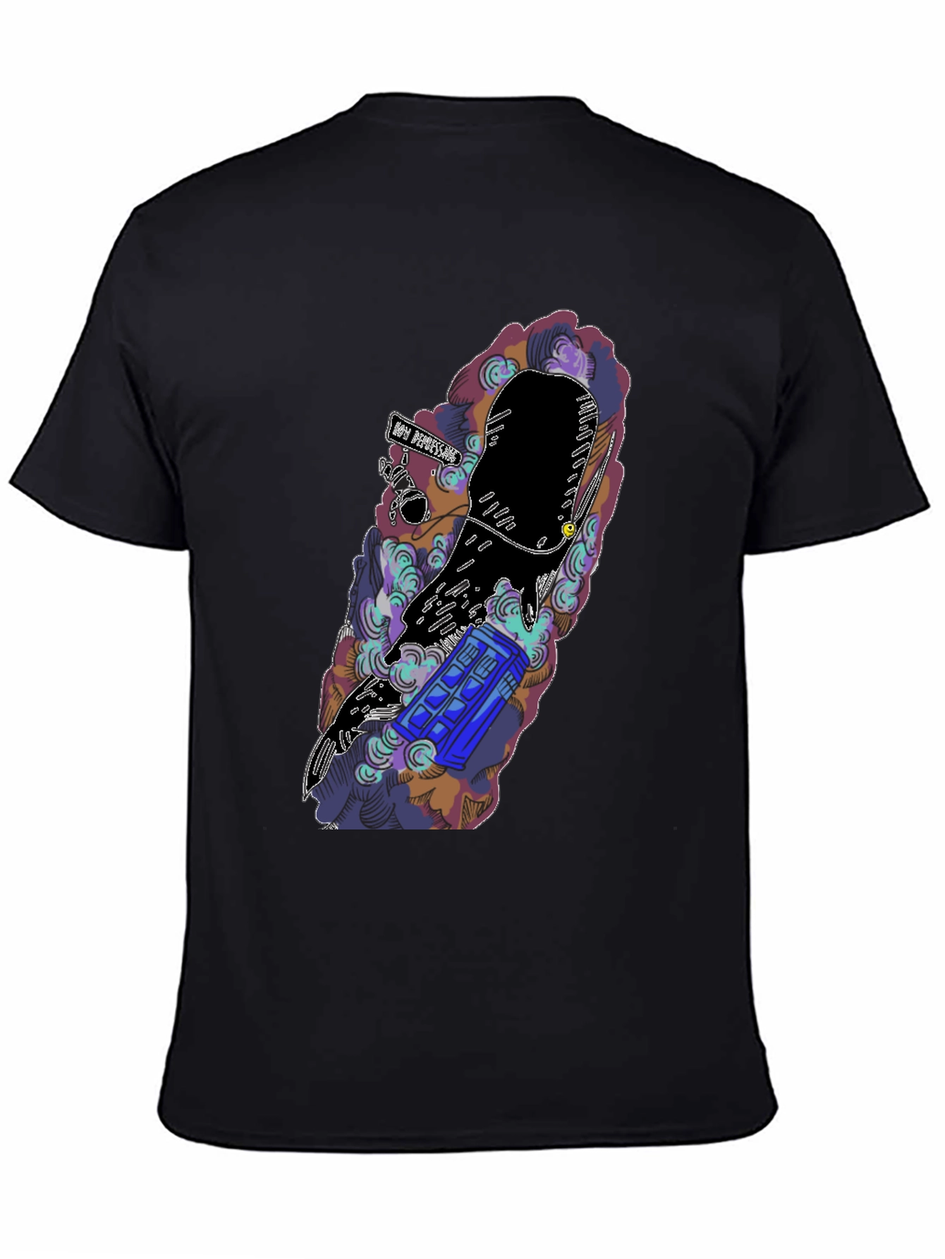 Doctor Who TARDIS Graphic Black T-Shirt