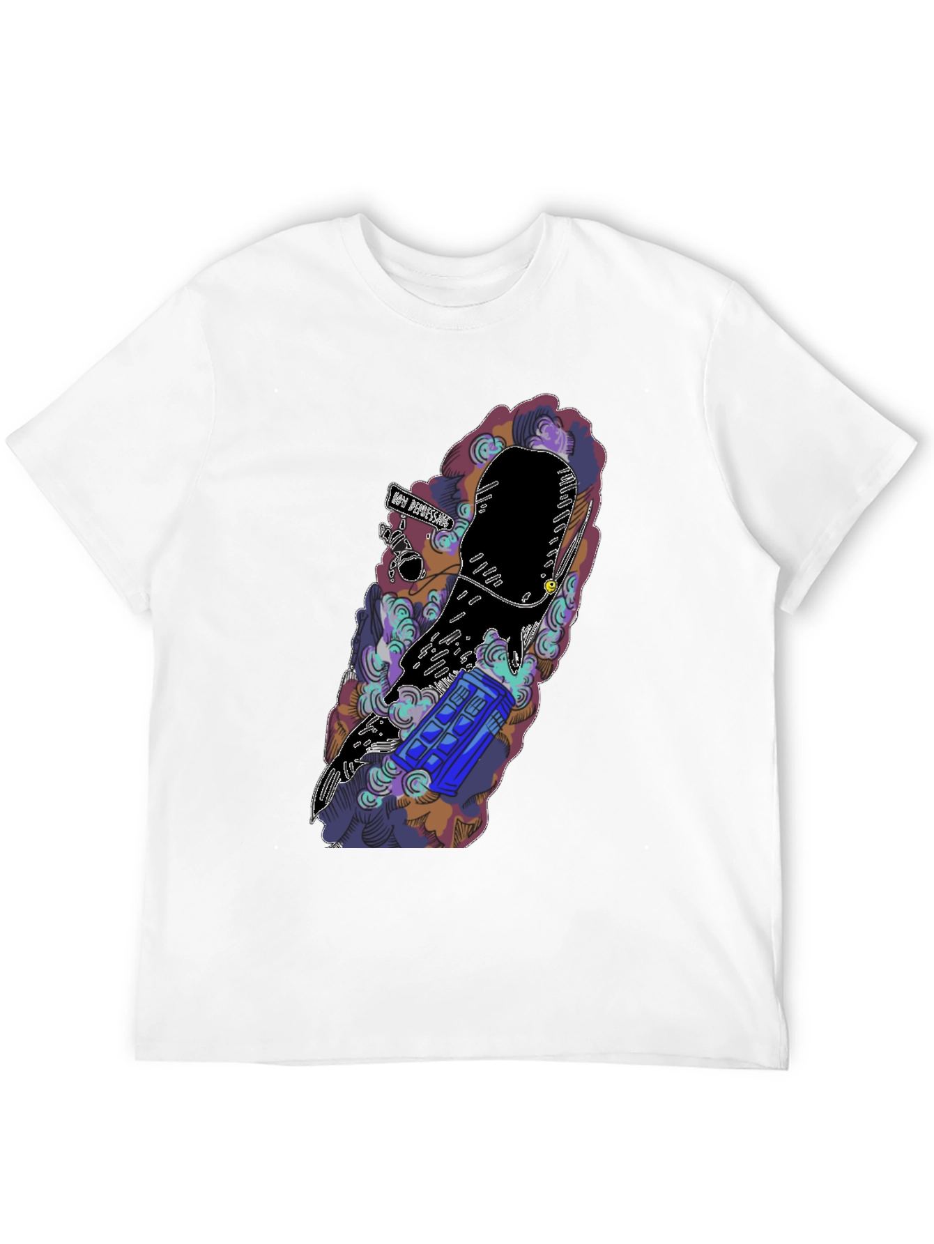 Doctor Who TARDIS Graphic Black T-Shirt