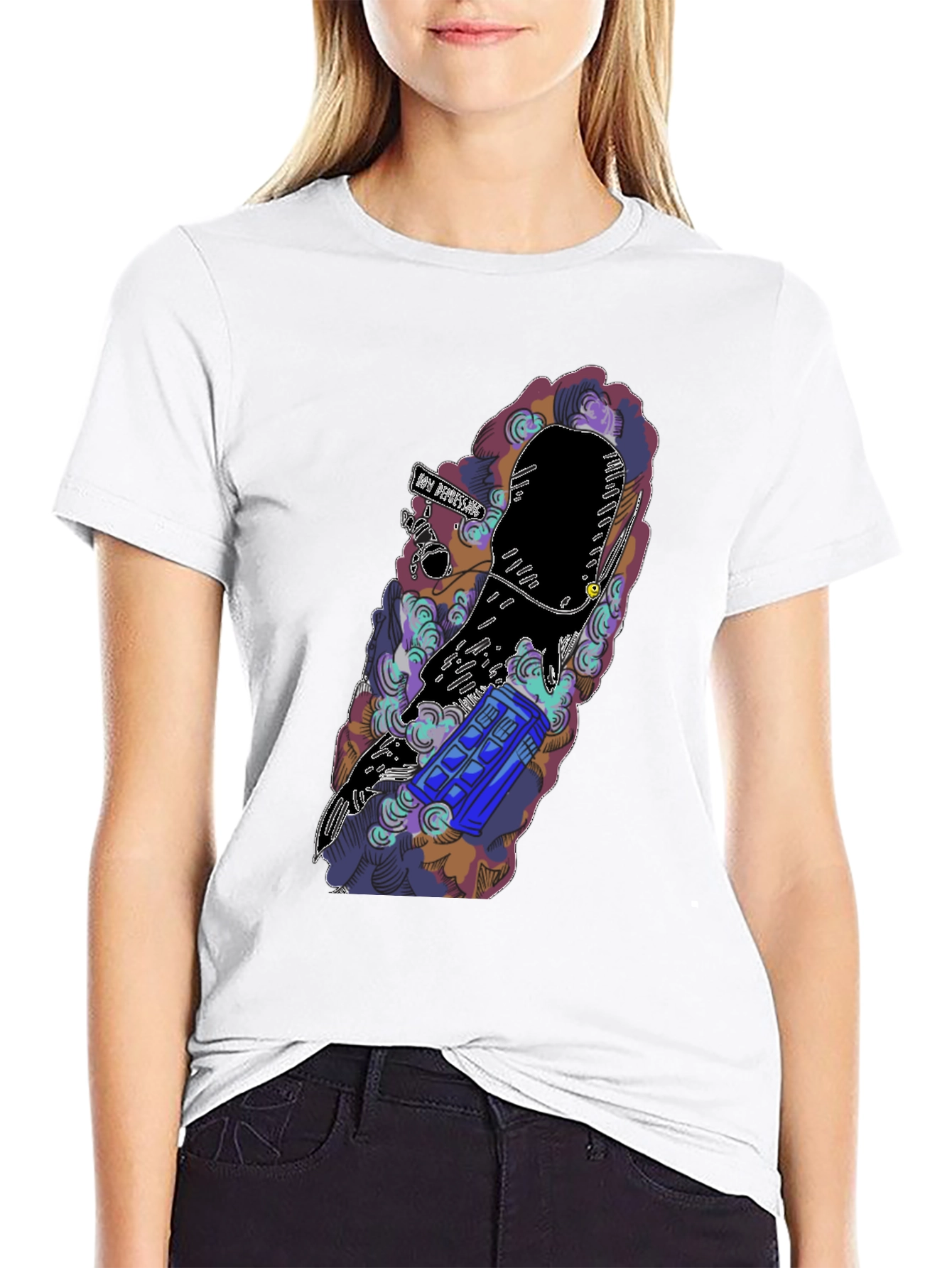 Doctor Who TARDIS Graphic Black T-Shirt