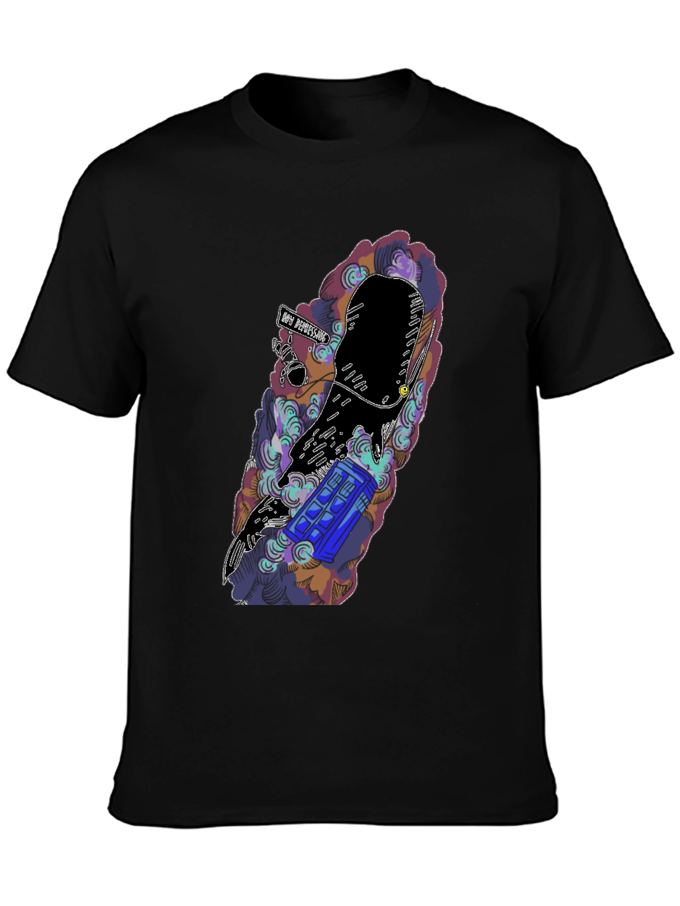 Doctor Who TARDIS Graphic Black T-Shirt