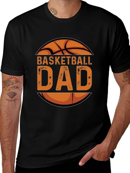 Basketball Dad Graphic Tee - Sporty Fathers Day Shirt