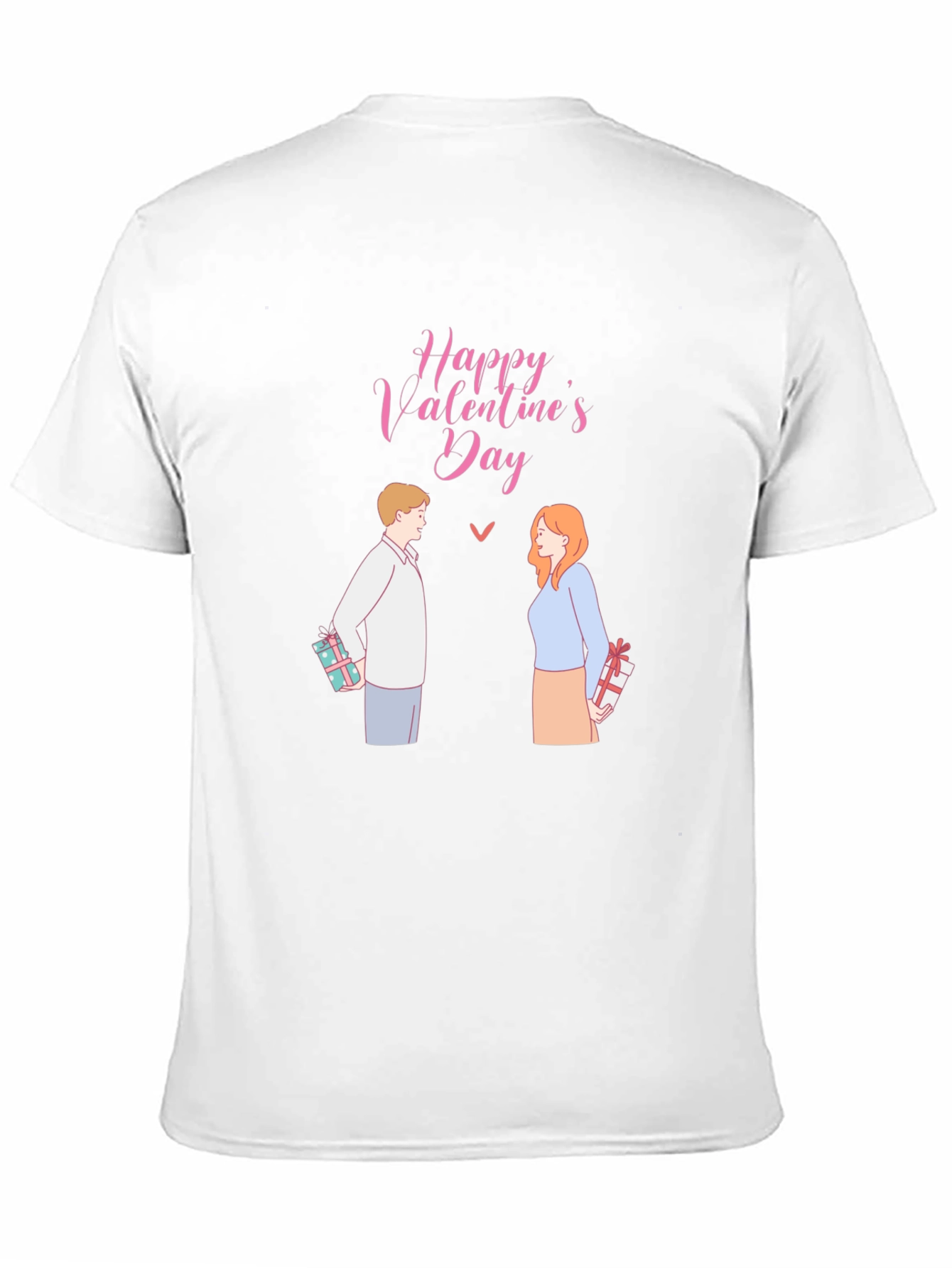 Happy Valentines Day T-Shirt - Couple with Gifts