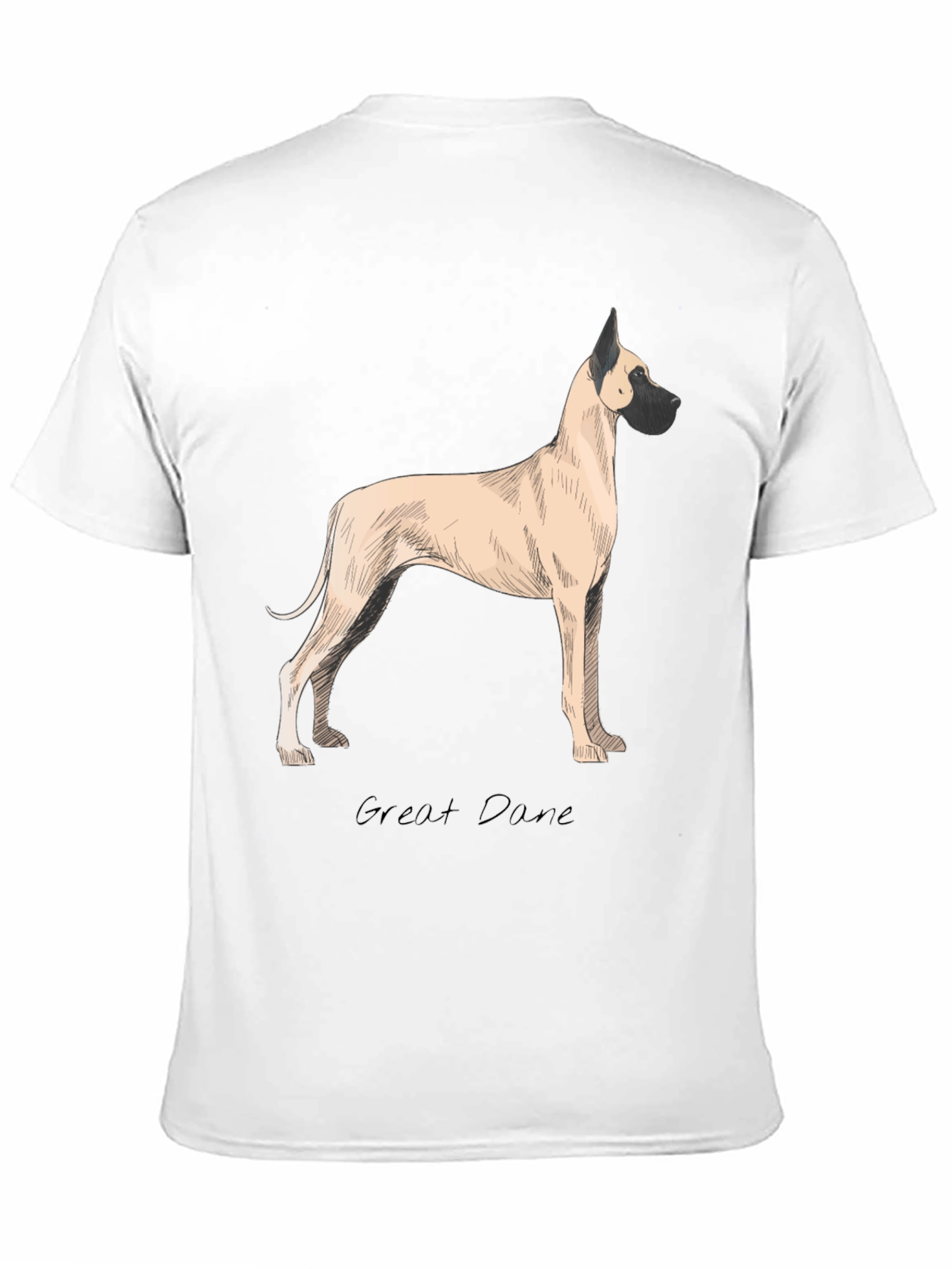 Great Dane Dog T-Shirt - Classic Black Tee
