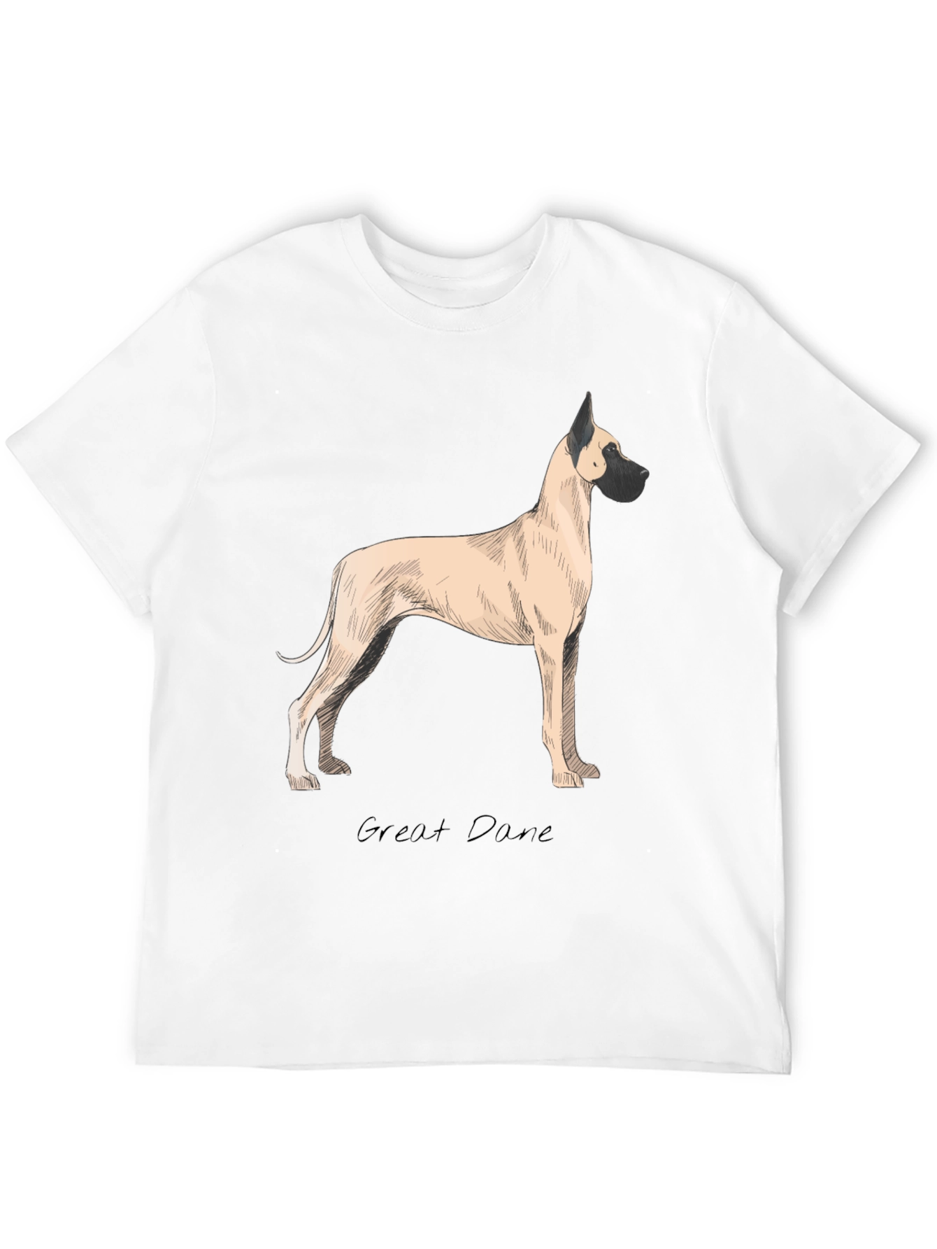 Great Dane Dog T-Shirt - Classic Black Tee