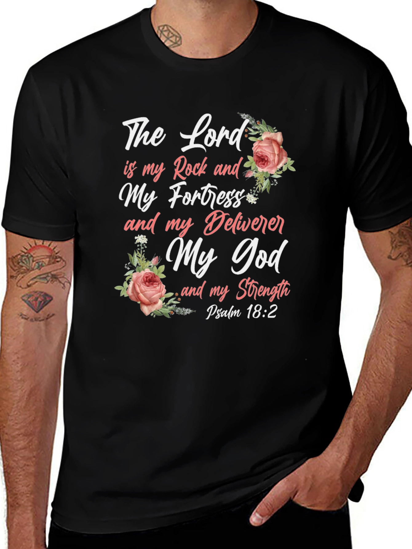 The Lord is My Rock Christian T-Shirt