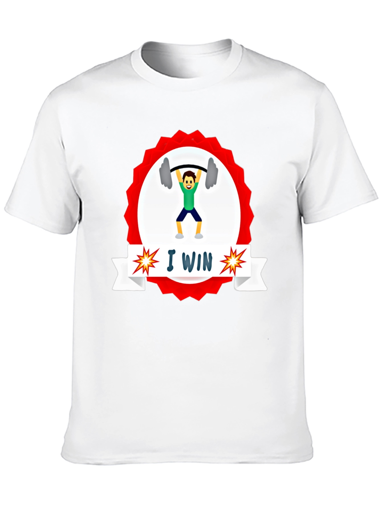 I WIN Weightlifting Graphic Tee