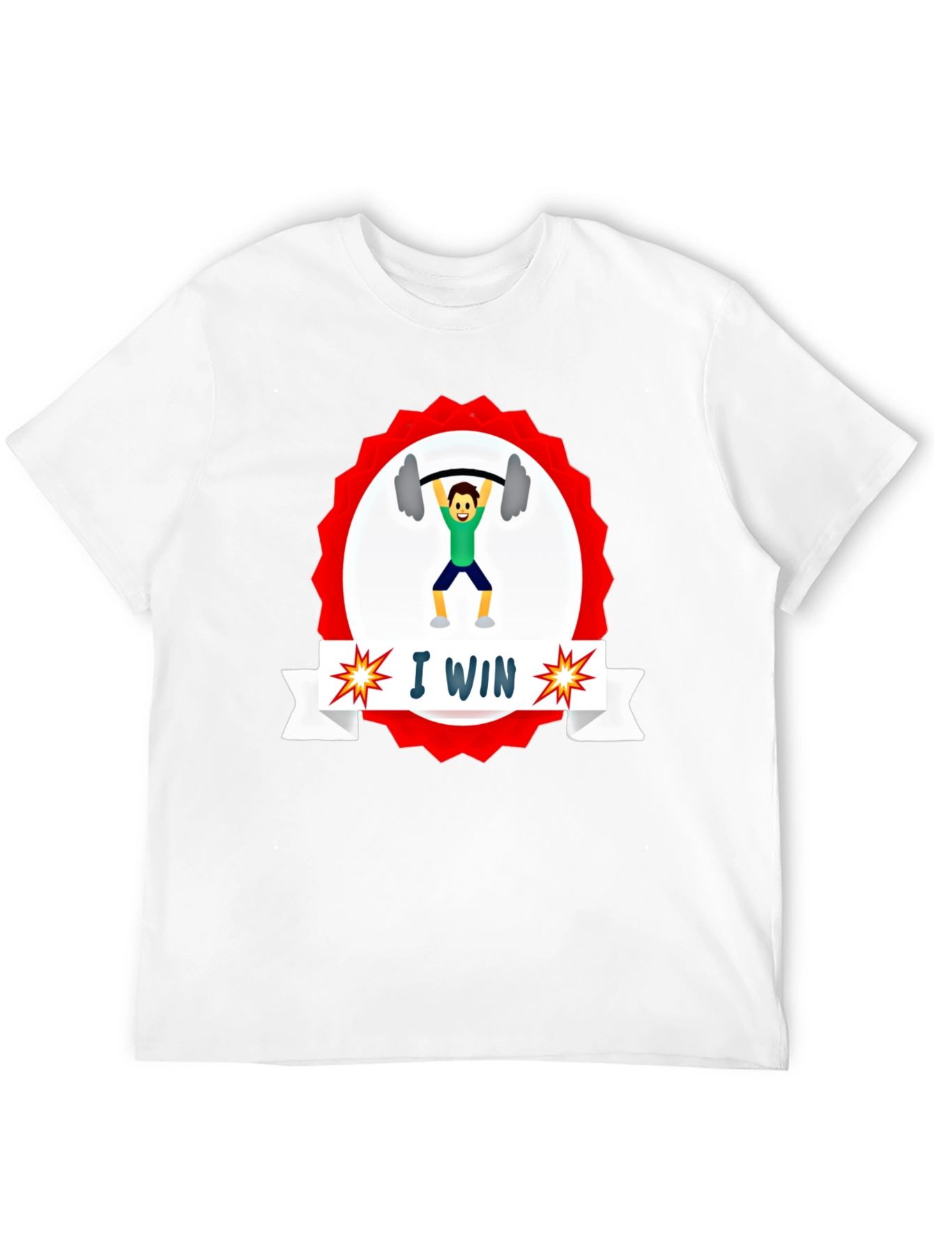 I WIN Weightlifting Graphic Tee