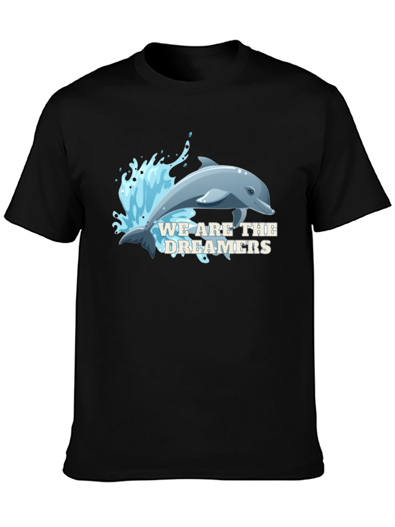 Dolphin Dreamers T-Shirt - Black