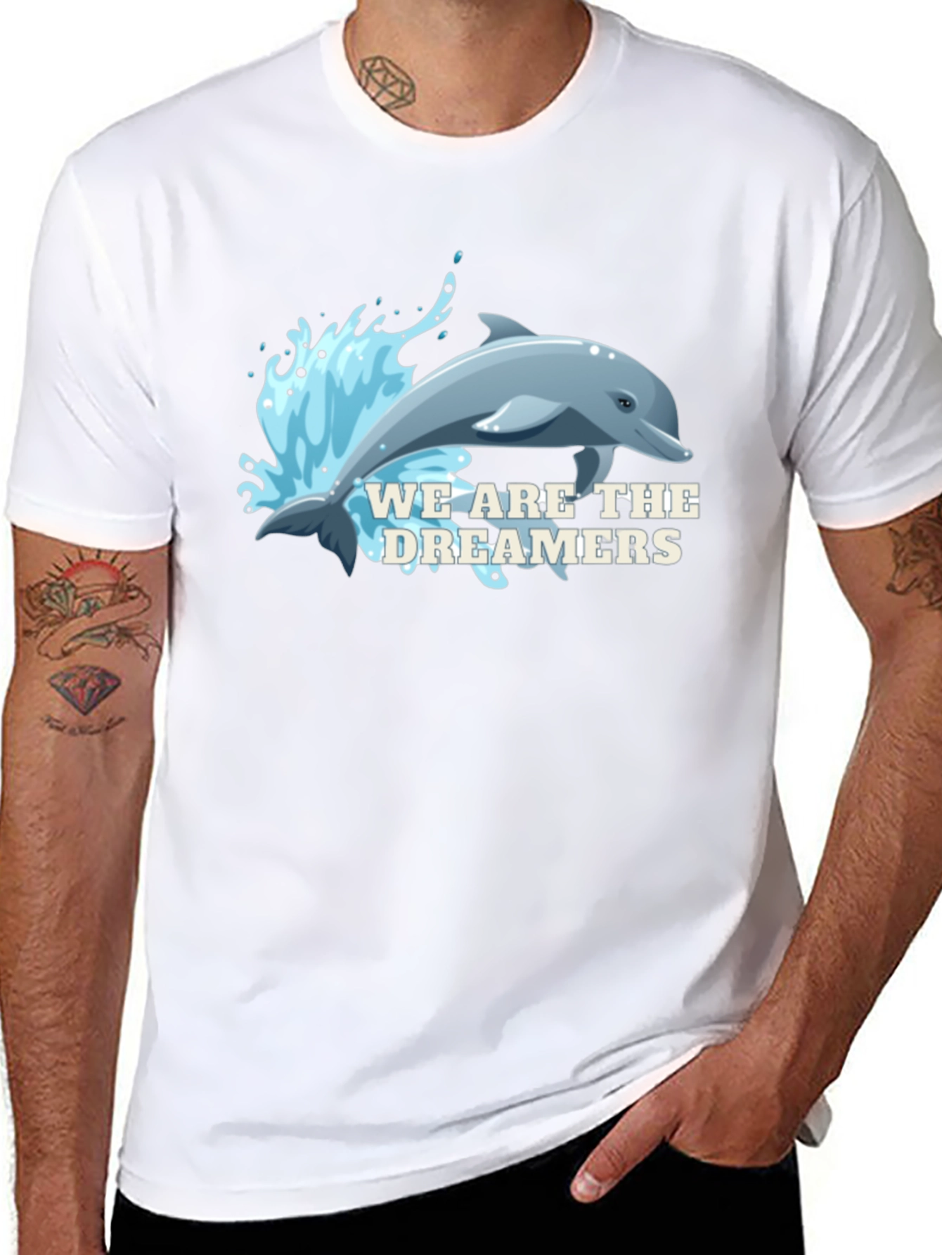 Dolphin Dreamers T-Shirt - Black