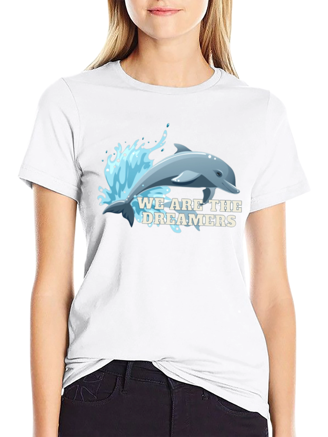 Dolphin Dreamers T-Shirt - Black