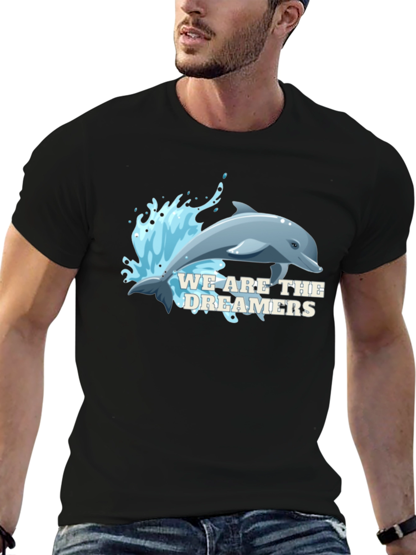 Dolphin Dreamers T-Shirt - Black