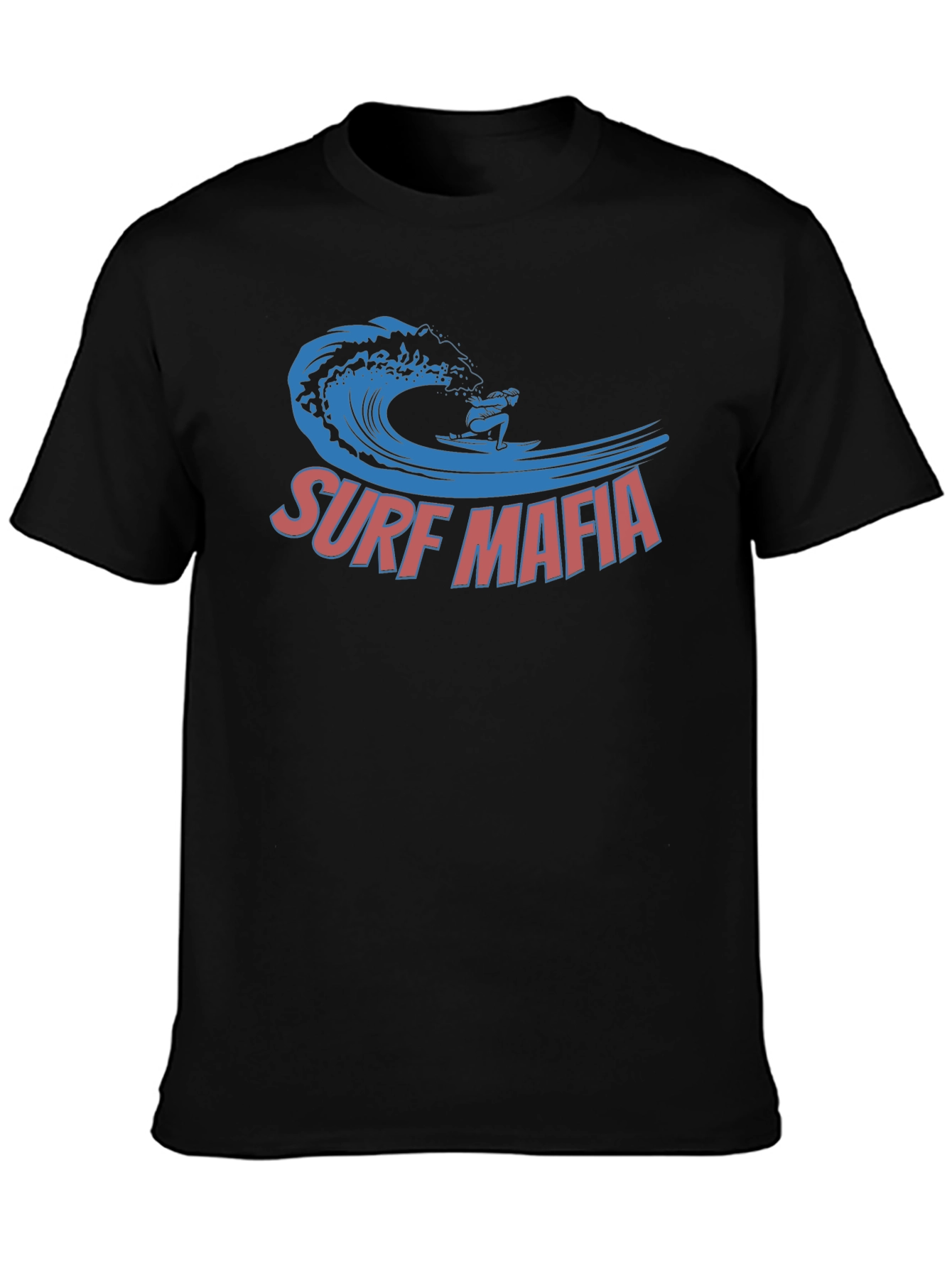 Surf Mafia Graphic Tee - Black