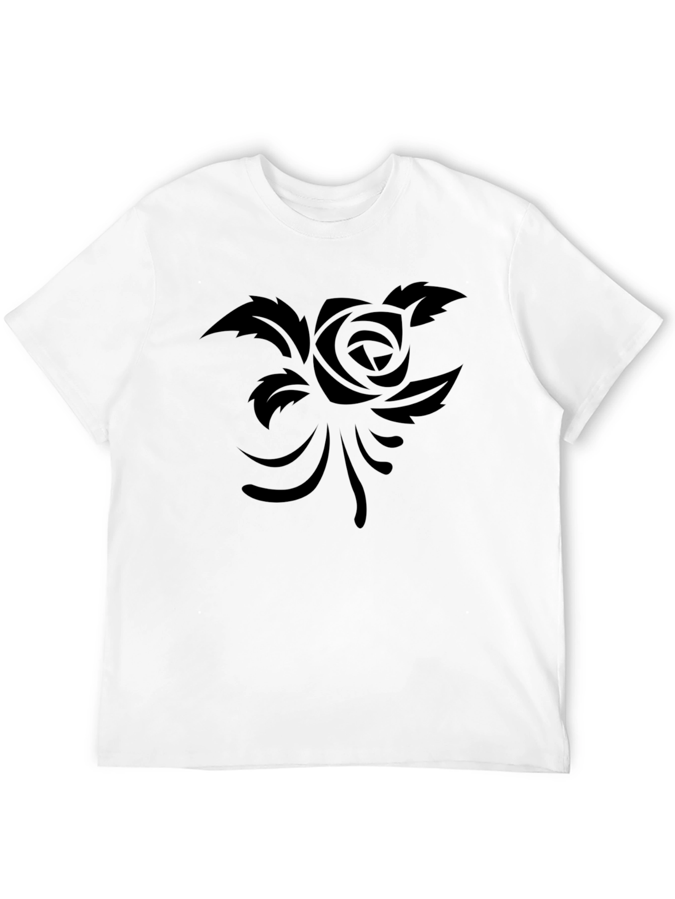 Black Rose Graphic Tee - Stylish & Comfortable