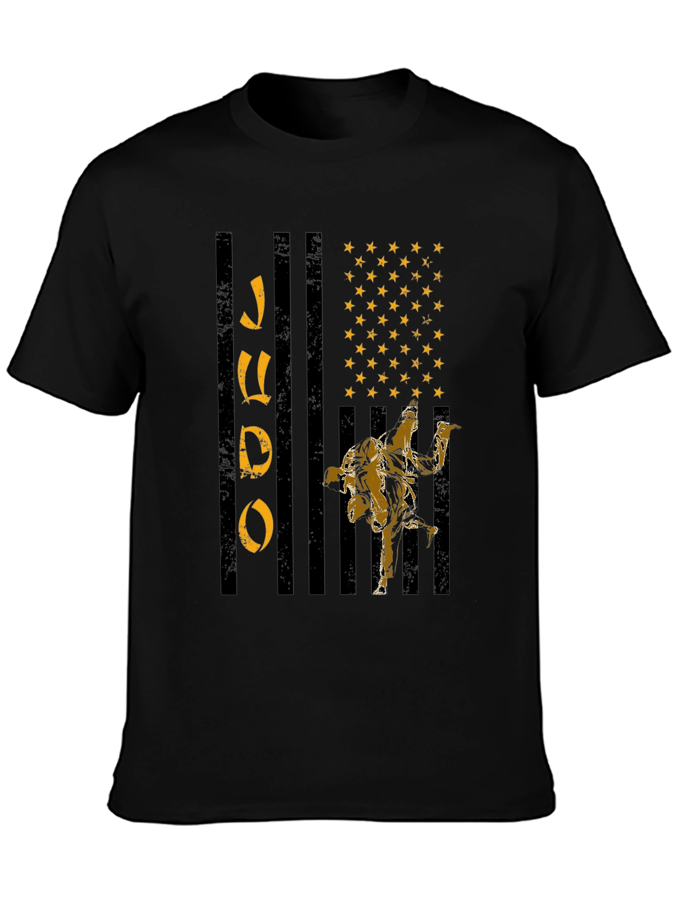 Judo USA Flag Graphic T-Shirt