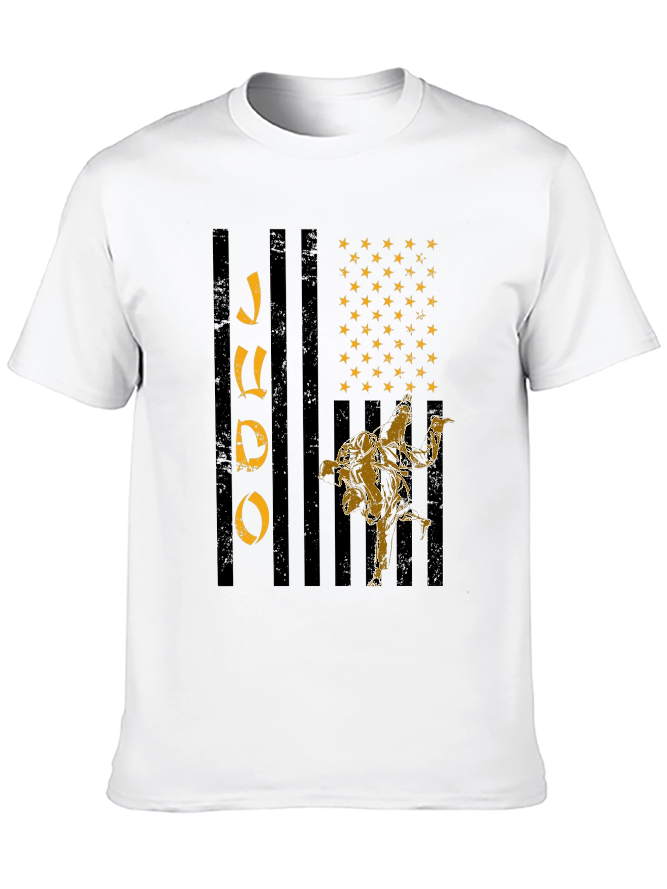 Judo USA Flag Graphic T-Shirt