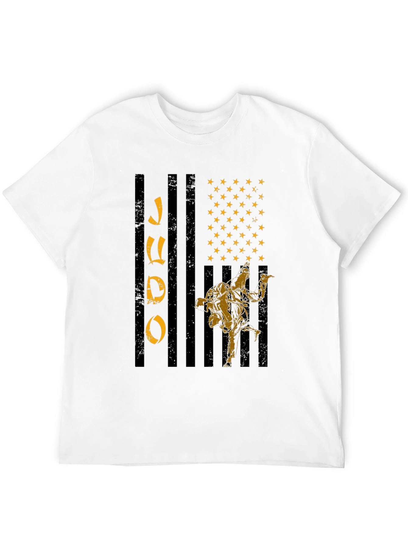 Judo USA Flag Graphic T-Shirt