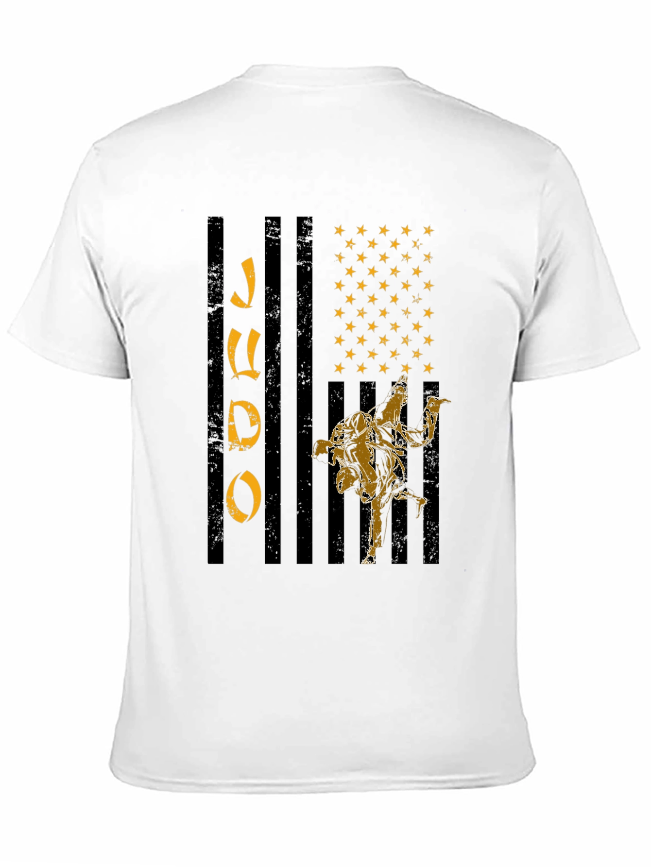 Judo USA Flag Graphic T-Shirt
