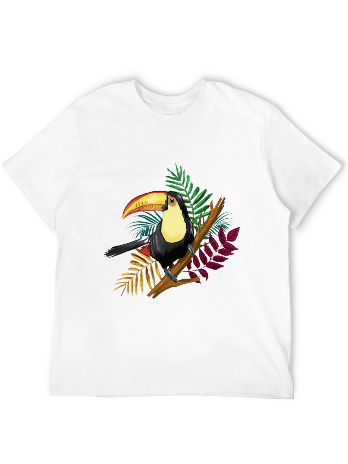 Toucan Graphic Black T-Shirt