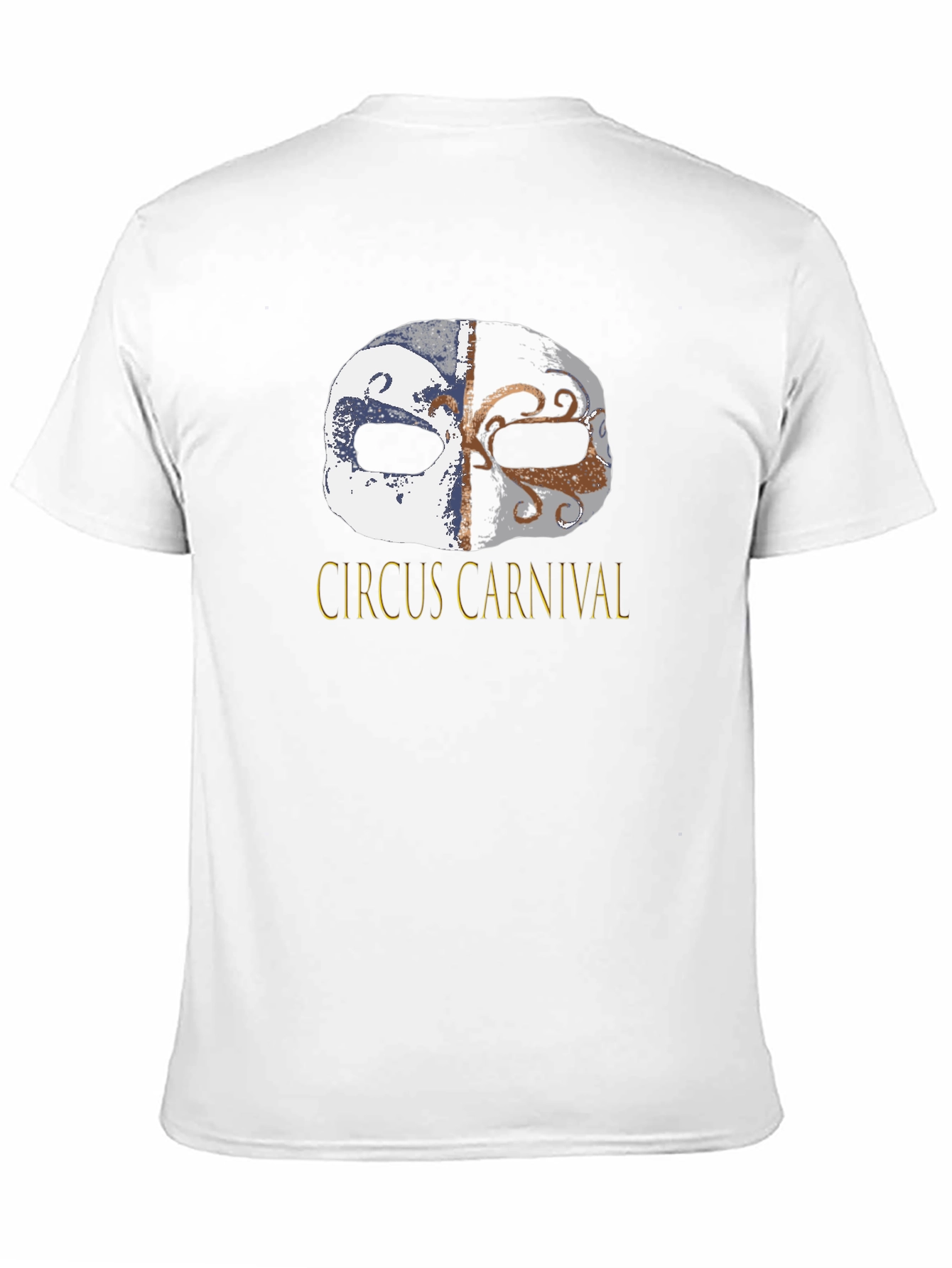 Circus Carnival Mask Graphic Tee -  Unisex