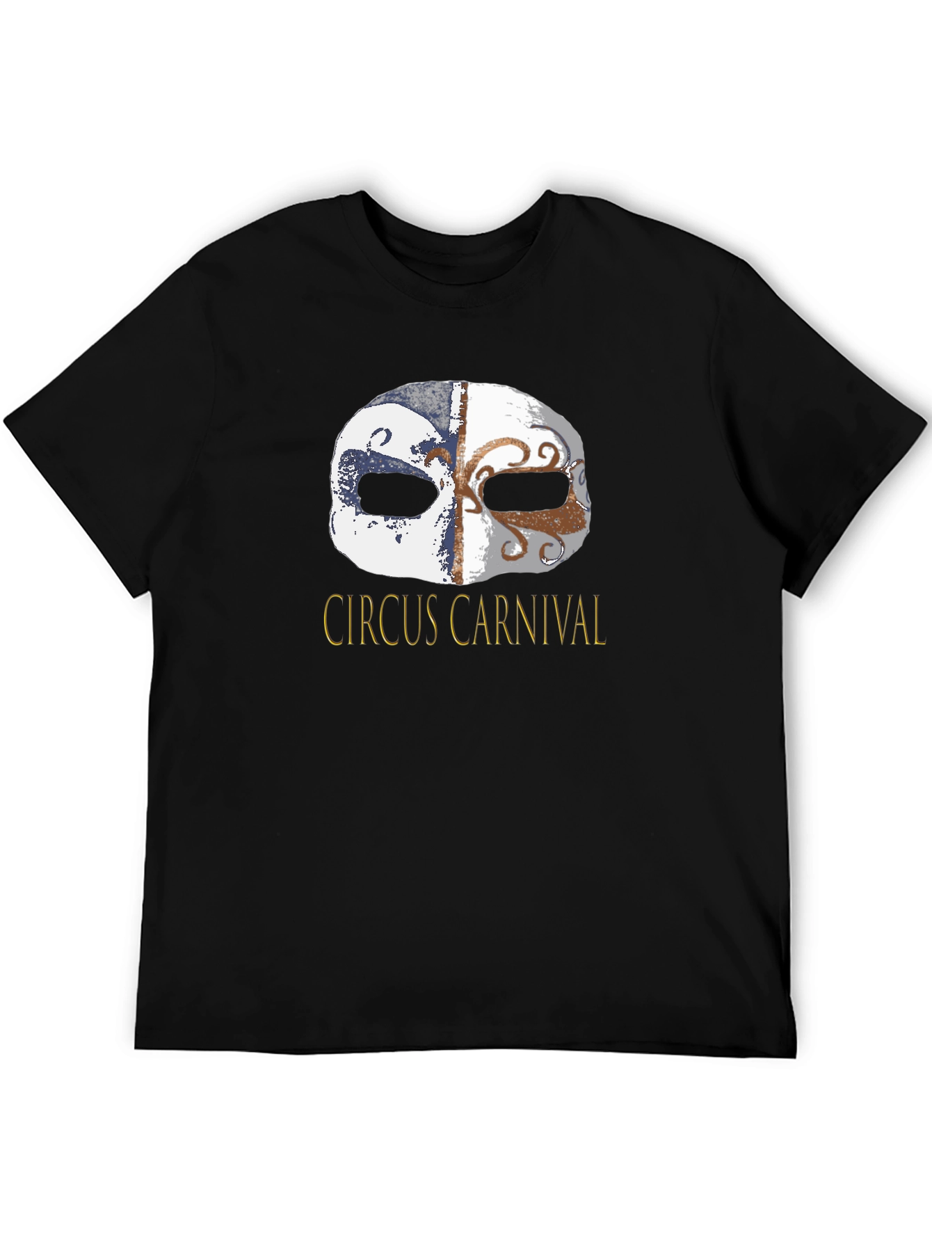 Circus Carnival Mask Graphic Tee -  Unisex