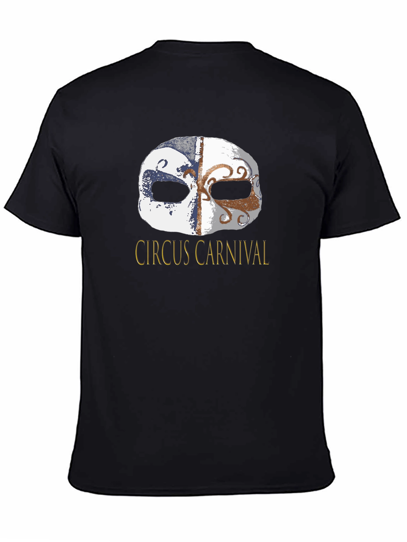 Circus Carnival Mask Graphic Tee -  Unisex