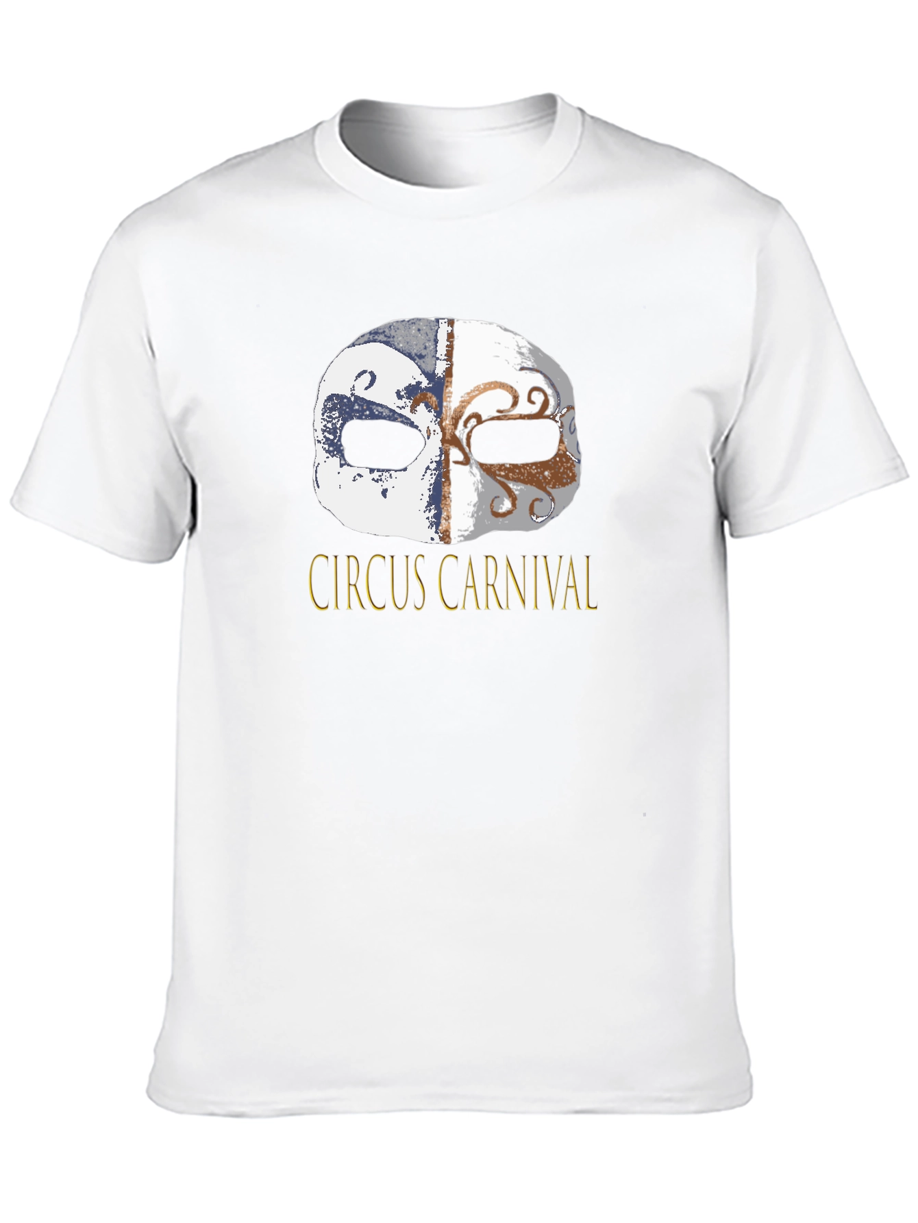 Circus Carnival Mask Graphic Tee -  Unisex