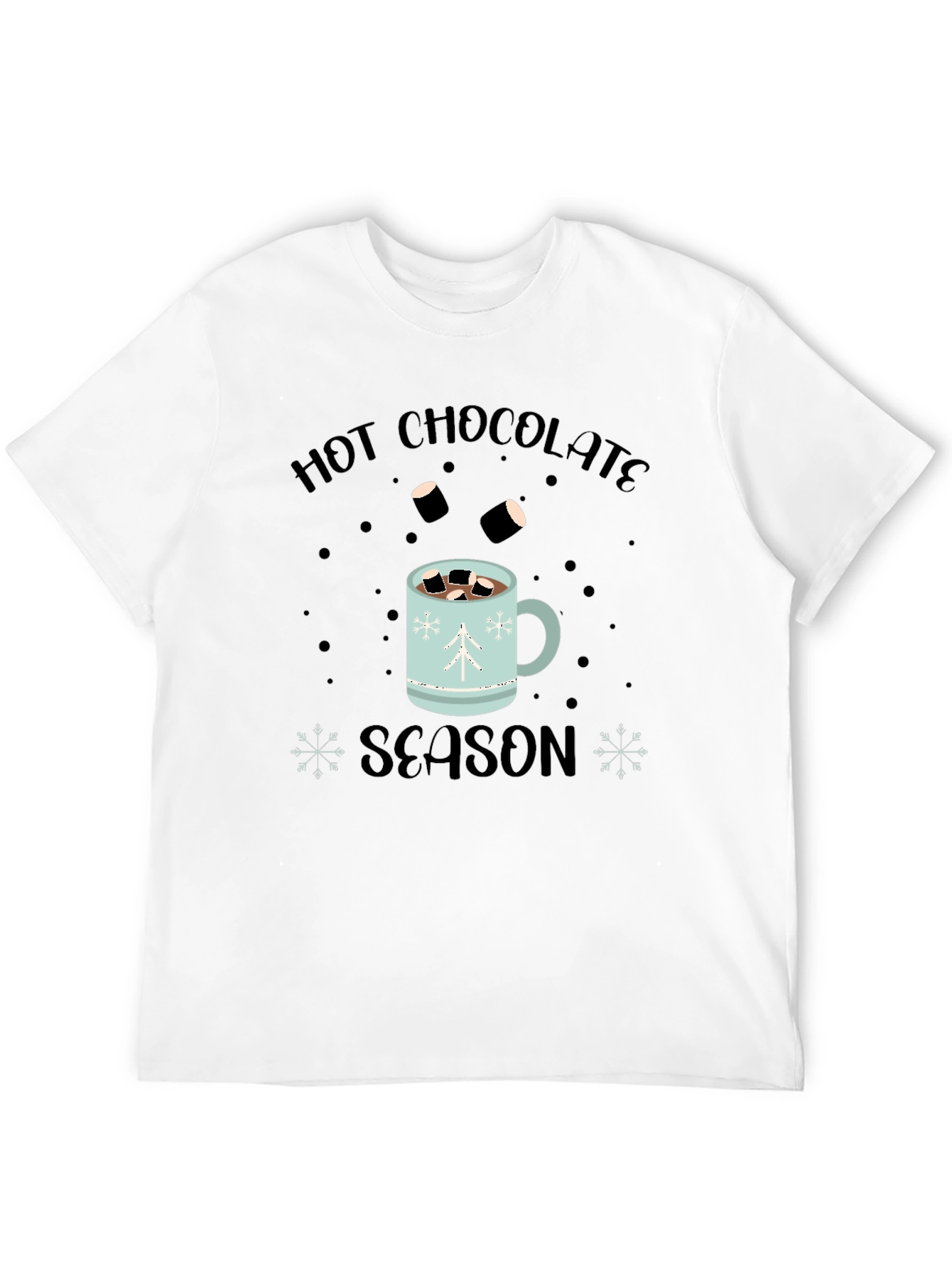Hot Chocolate Season Black T-Shirt