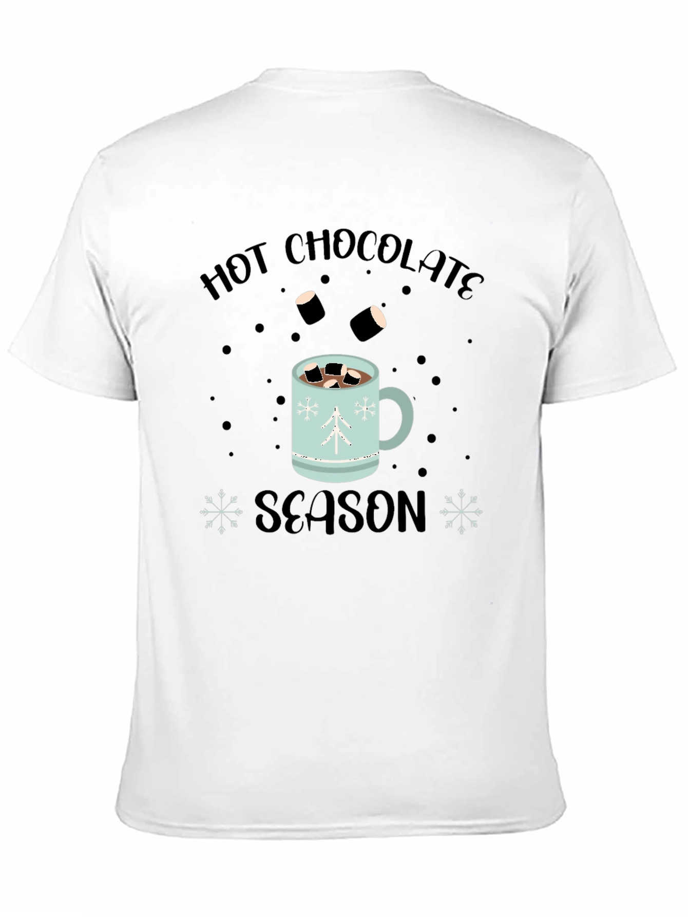 Hot Chocolate Season Black T-Shirt