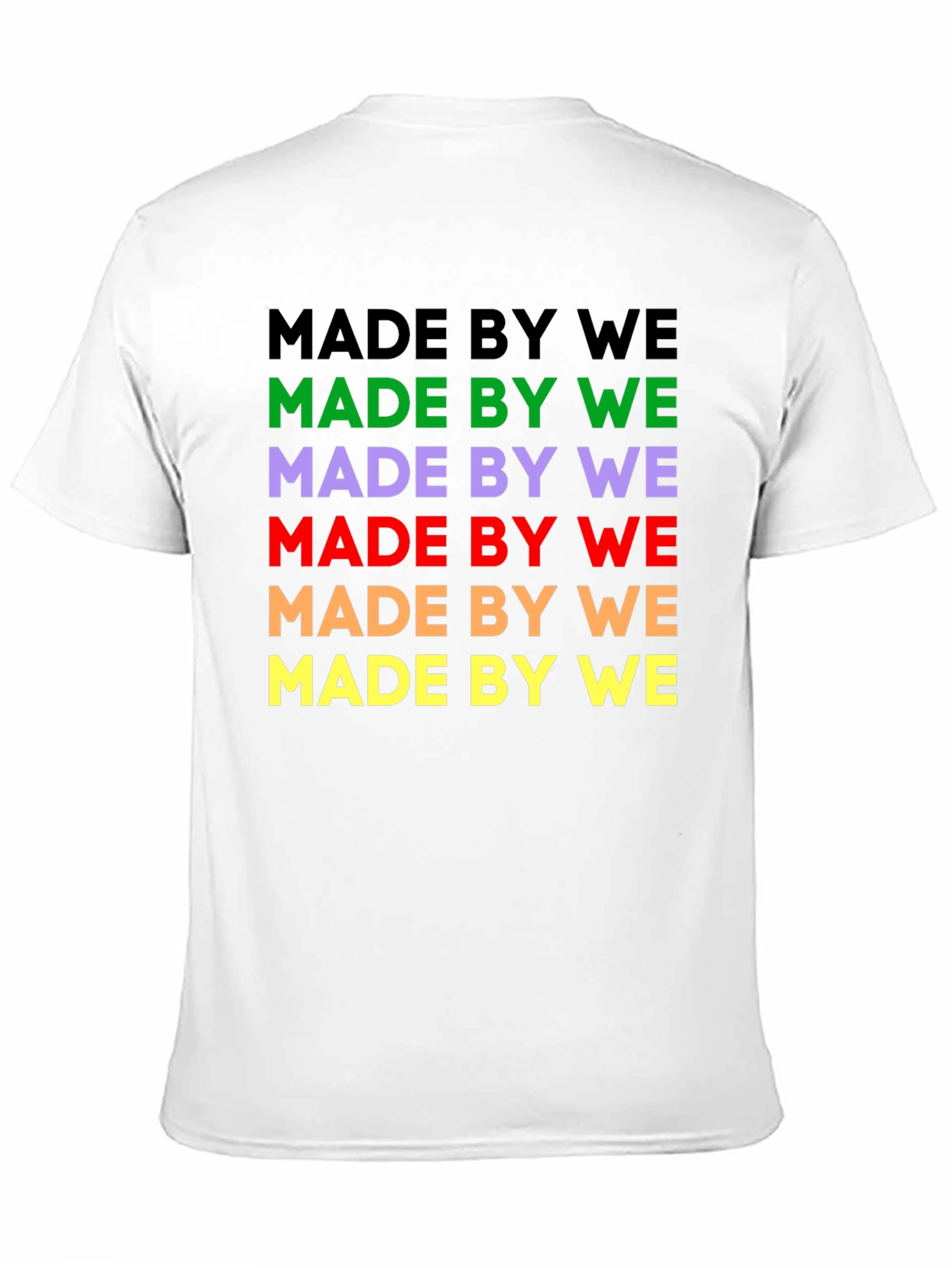 Made By We Graphic Tee - Black Cotton T-Shirt