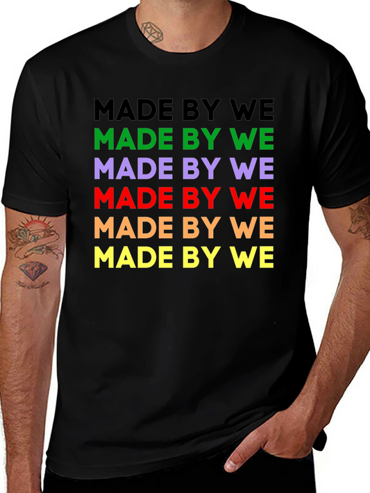 Made By We Graphic Tee - Black Cotton T-Shirt