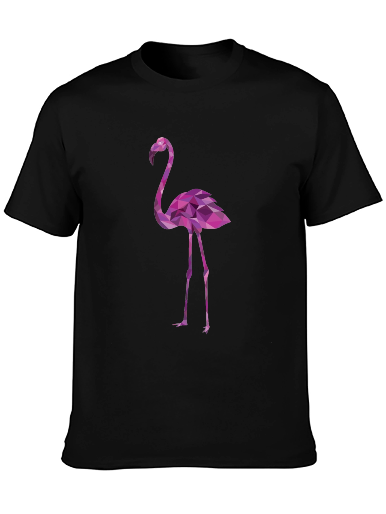 Geometric Flamingo Graphic T-Shirt