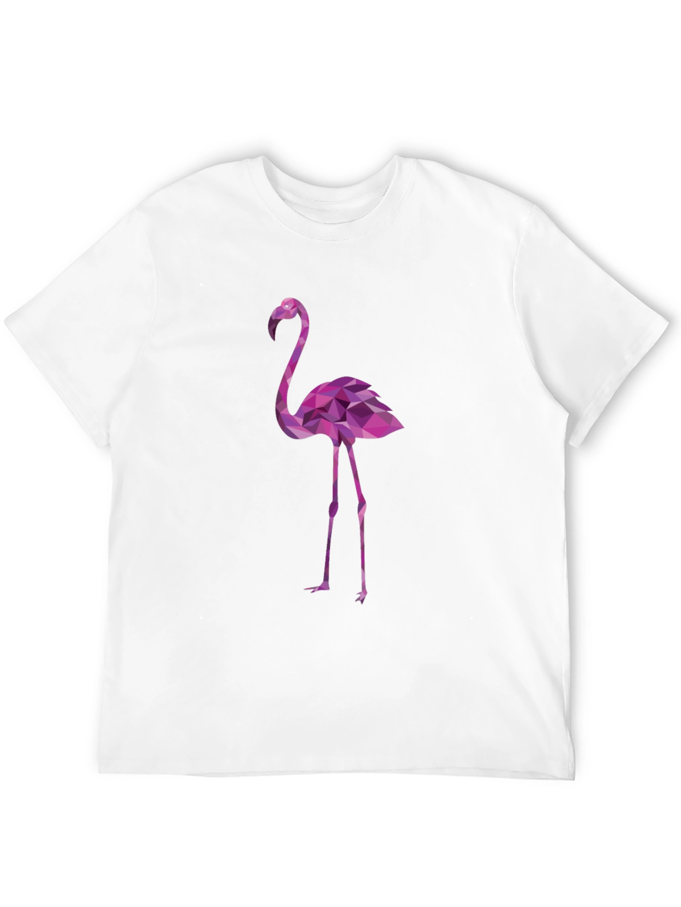 Geometric Flamingo Graphic T-Shirt