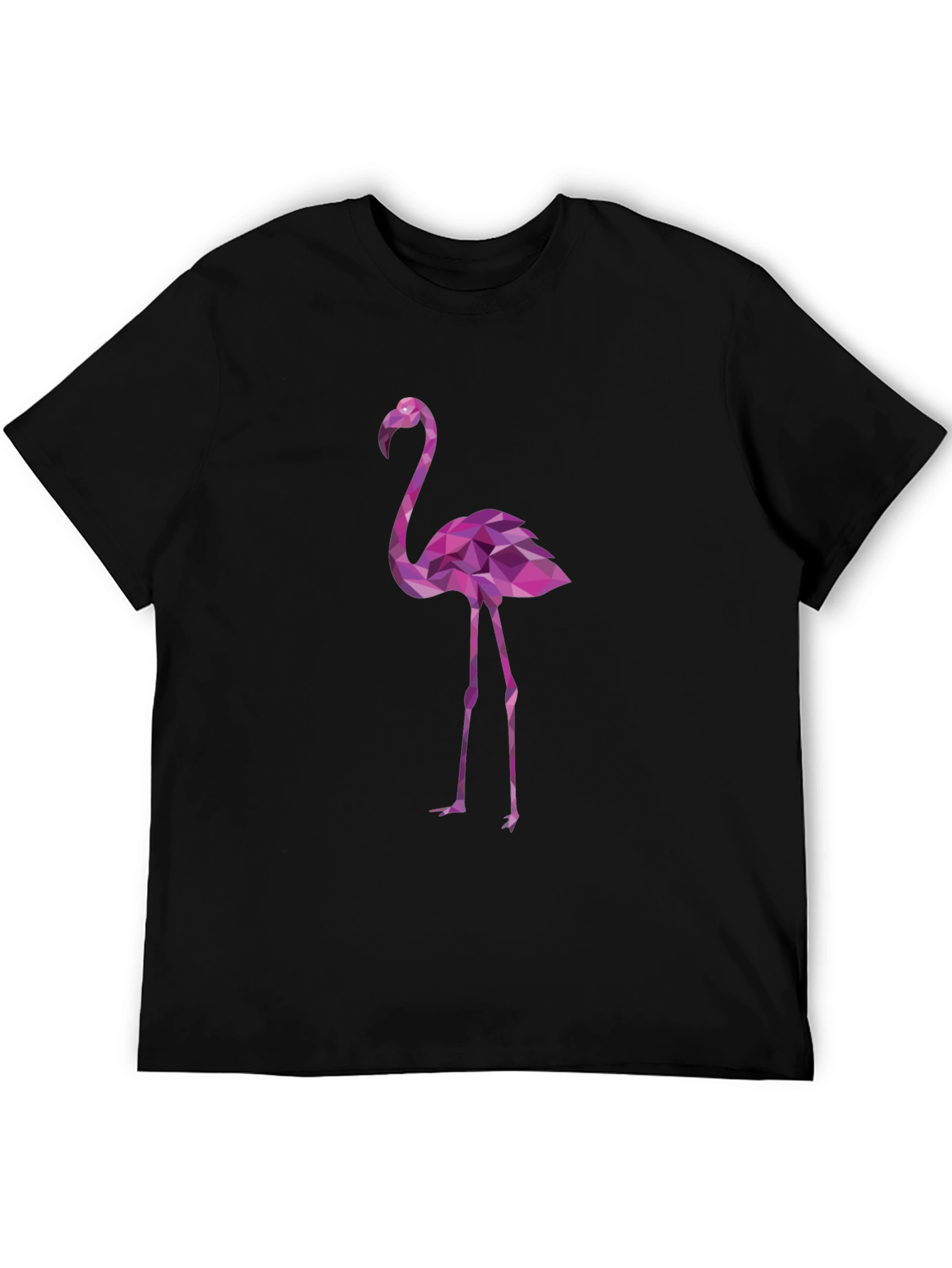 Geometric Flamingo Graphic T-Shirt