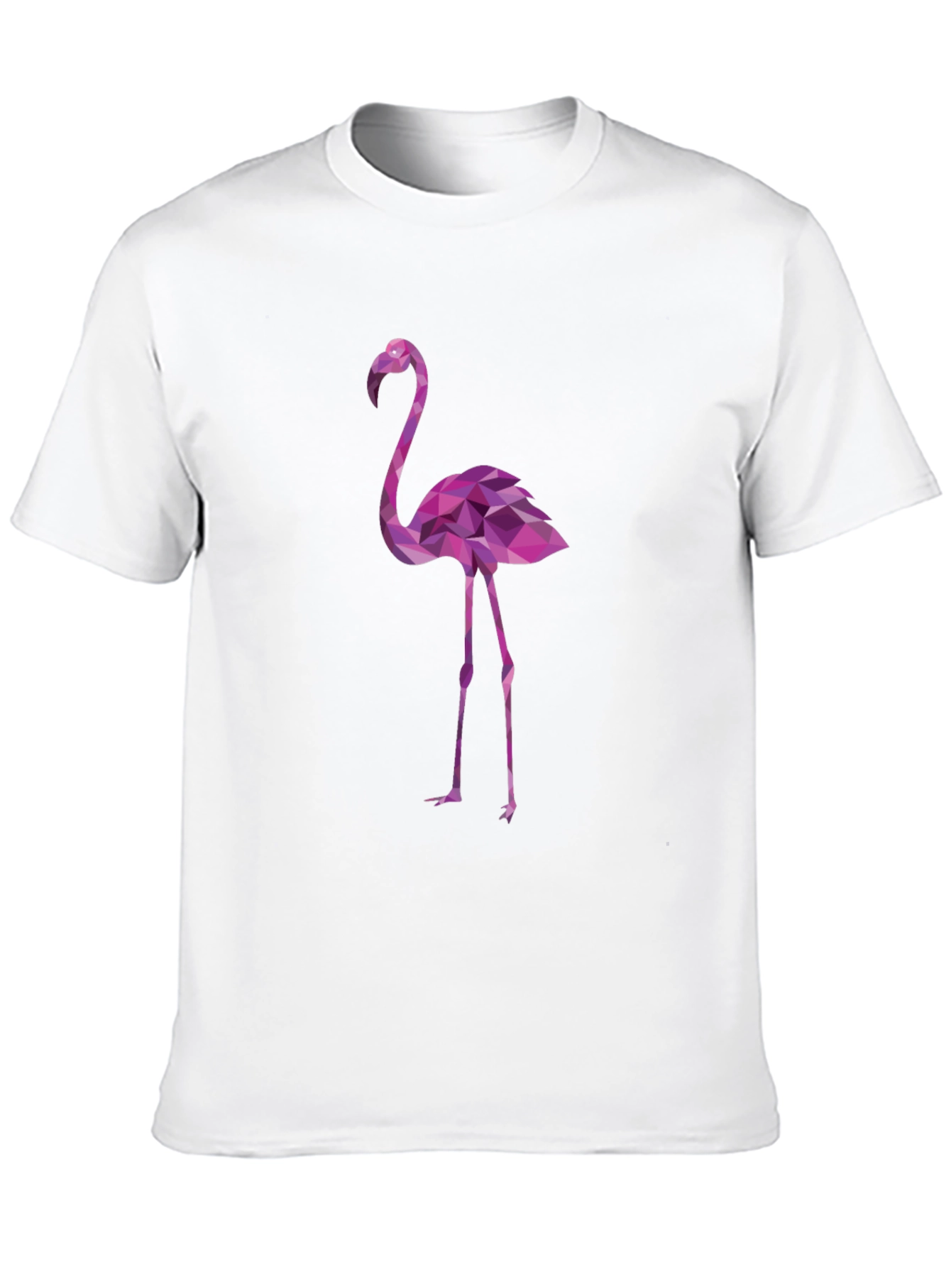 Geometric Flamingo Graphic T-Shirt