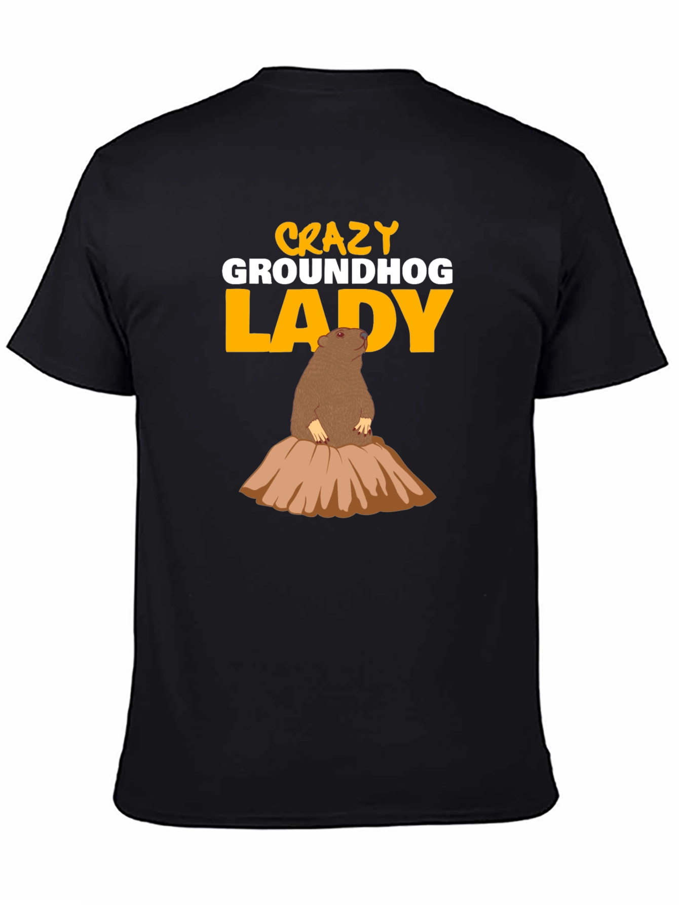 Crazy Groundhog Lady T-Shirt