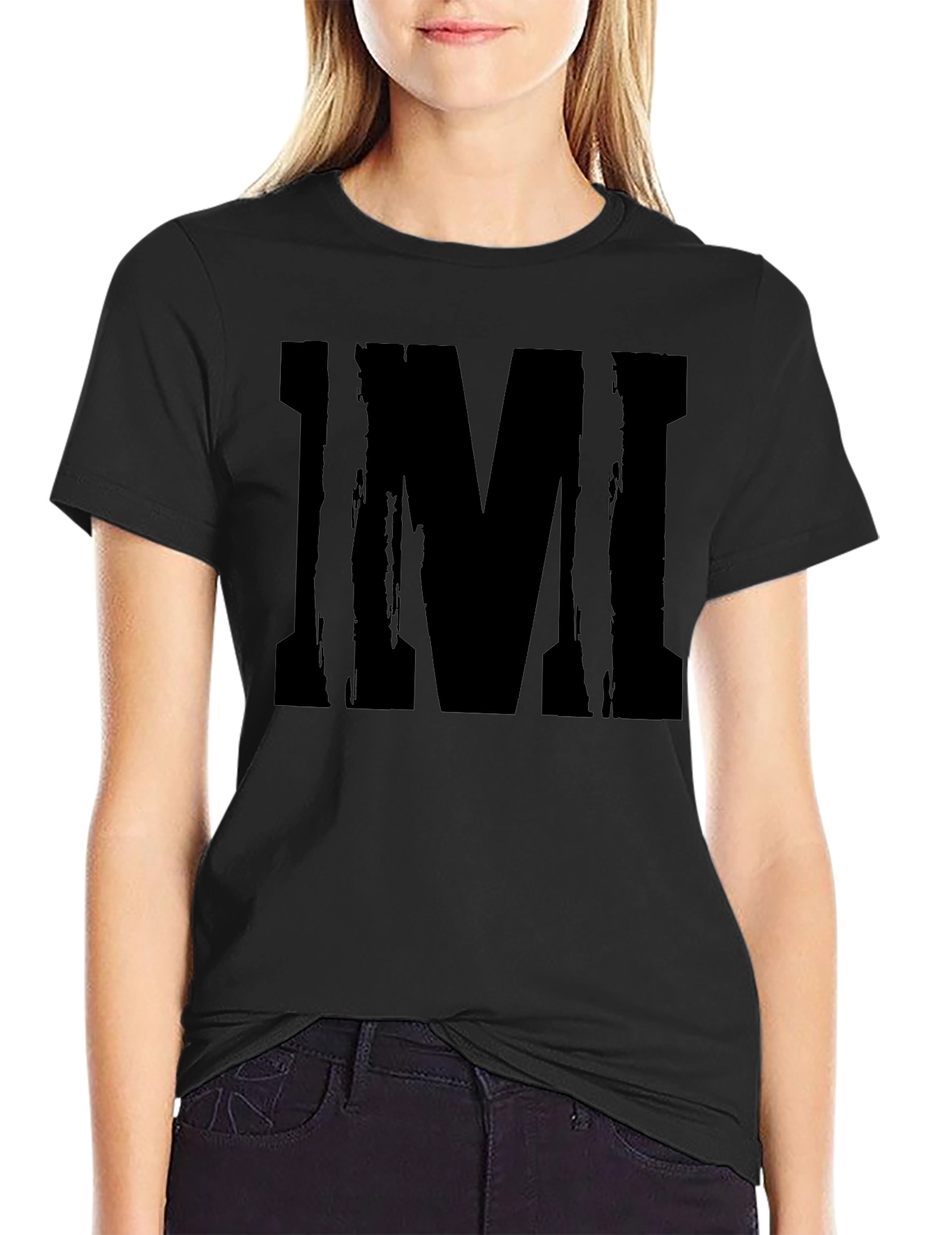 IMI Graphic Tee - Black Cotton Blend