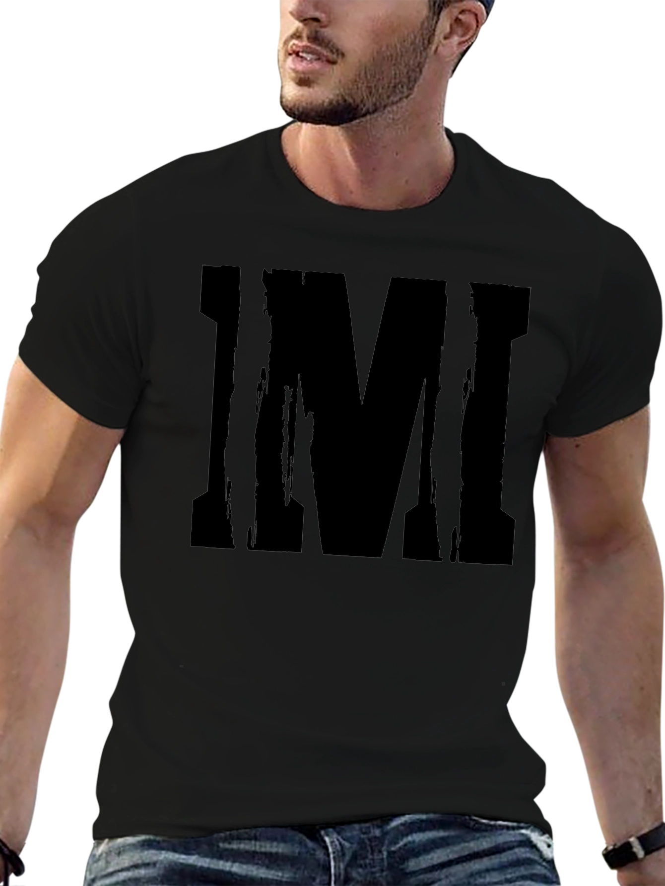 IMI Graphic Tee - Black Cotton Blend