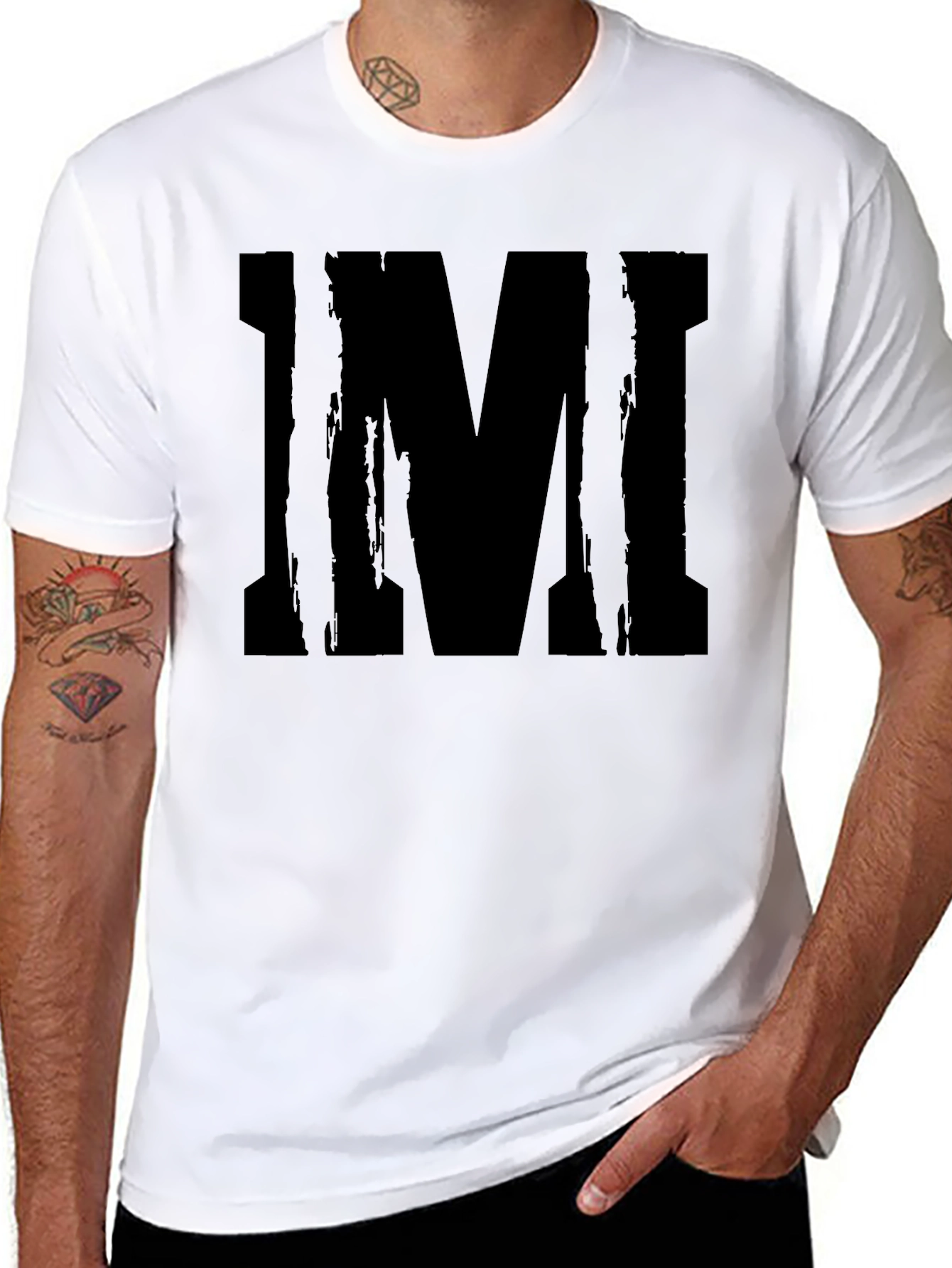 IMI Graphic Tee - Black Cotton Blend