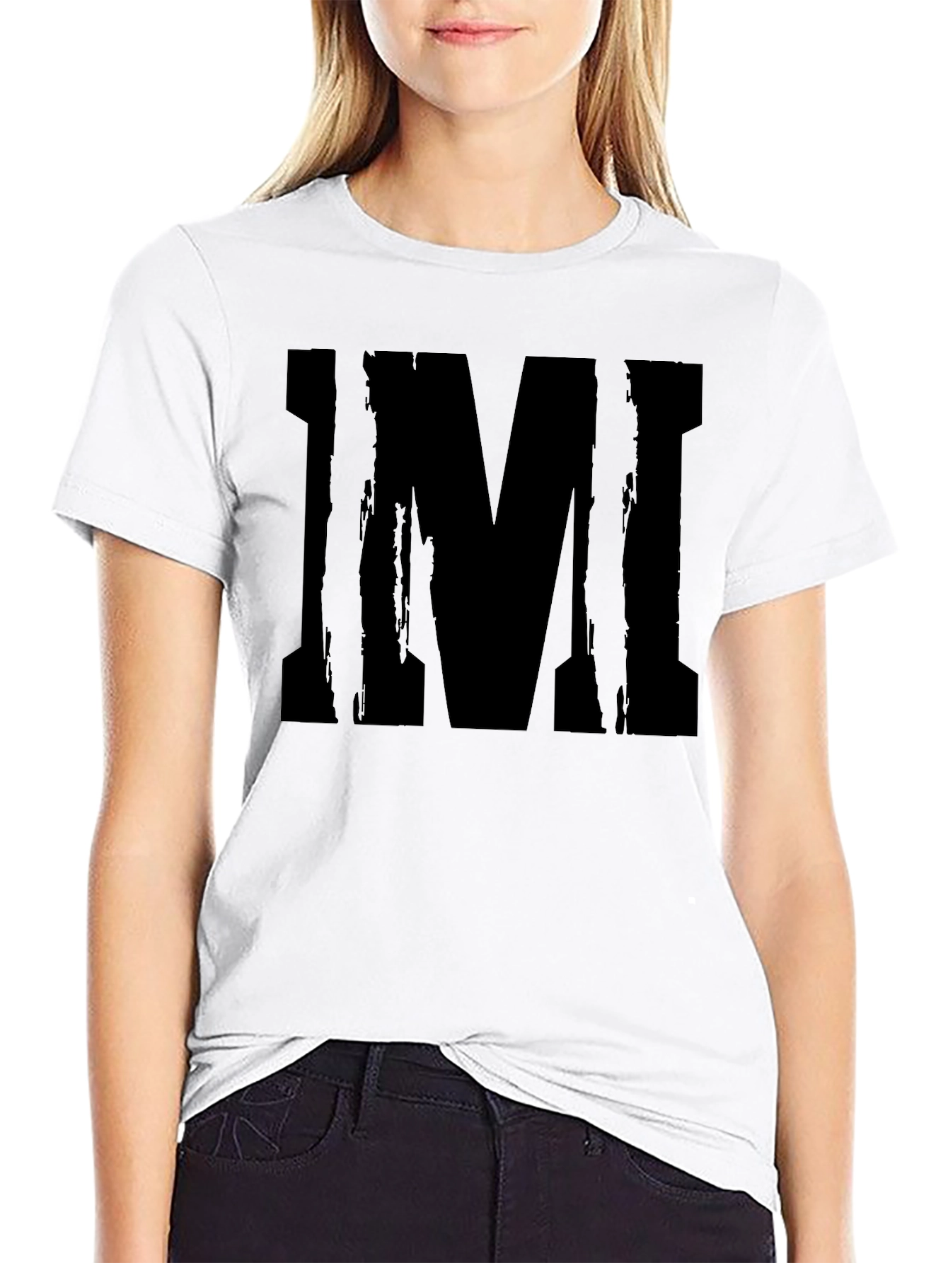 IMI Graphic Tee - Black Cotton Blend