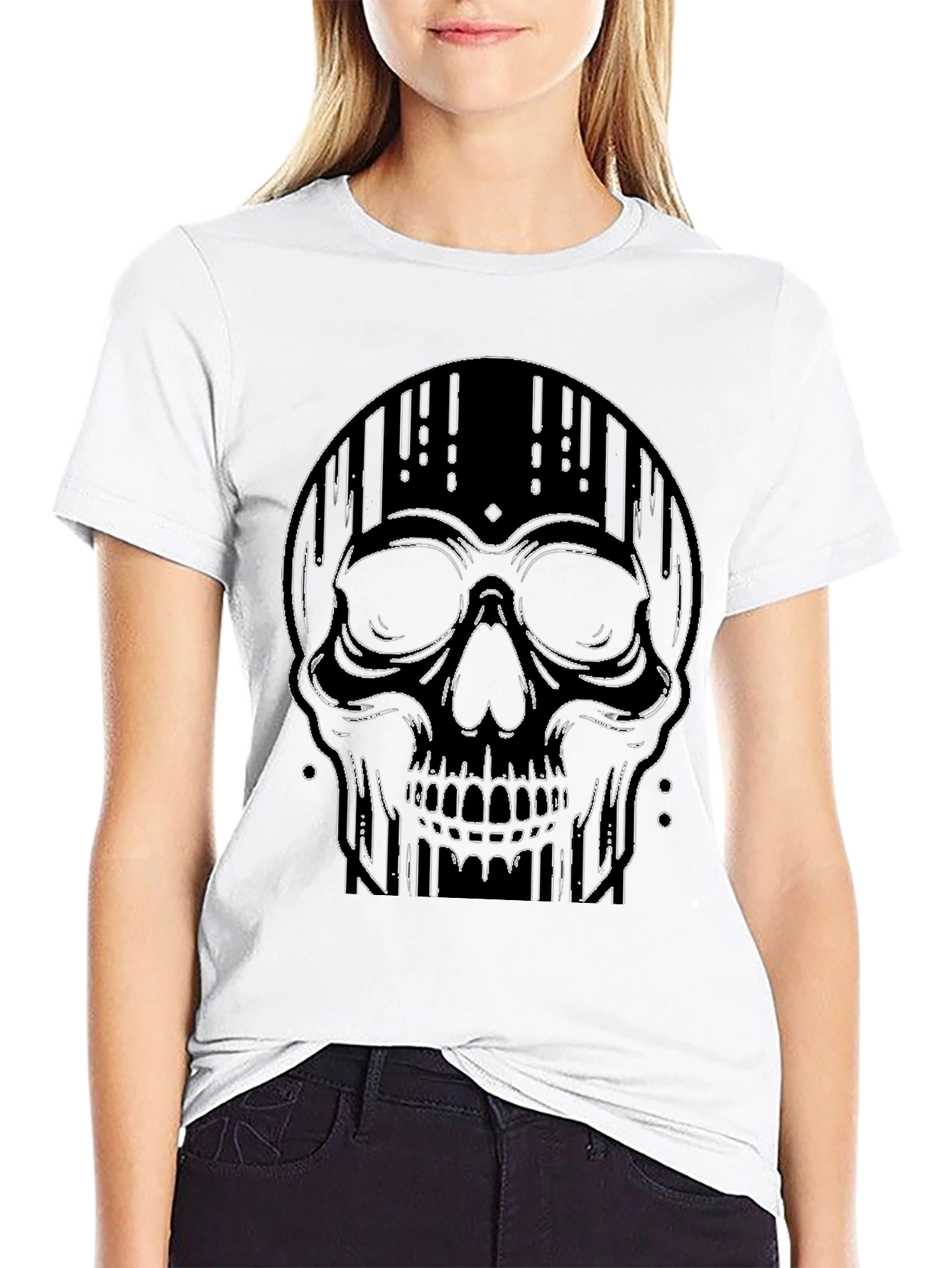 Skull Graphic Black T-Shirt