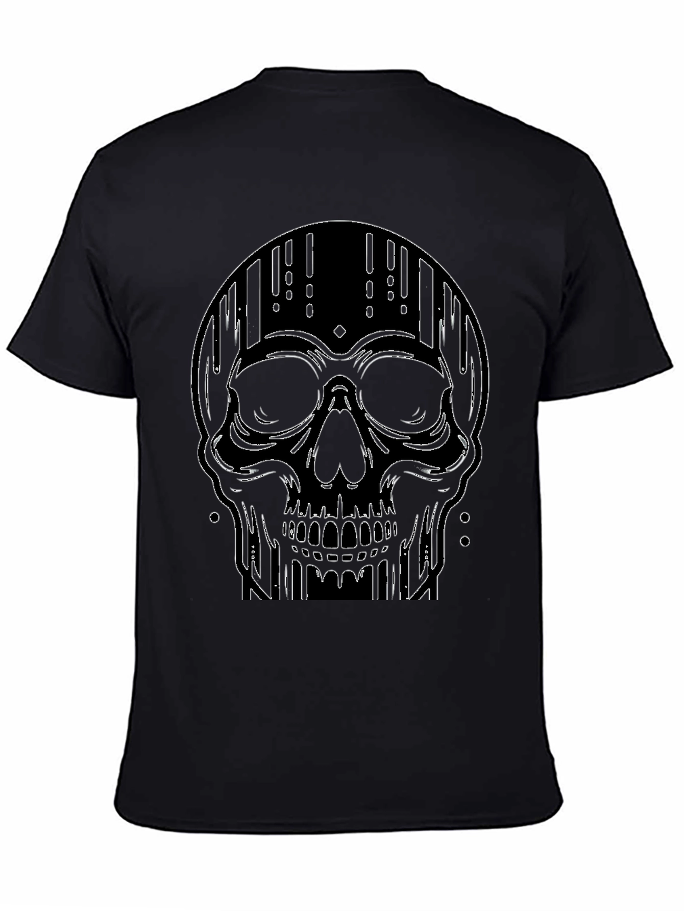 Skull Graphic Black T-Shirt