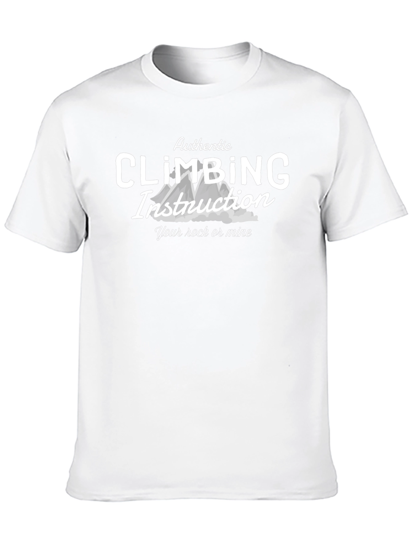 Climbing Instruction Graphic Tee - Black