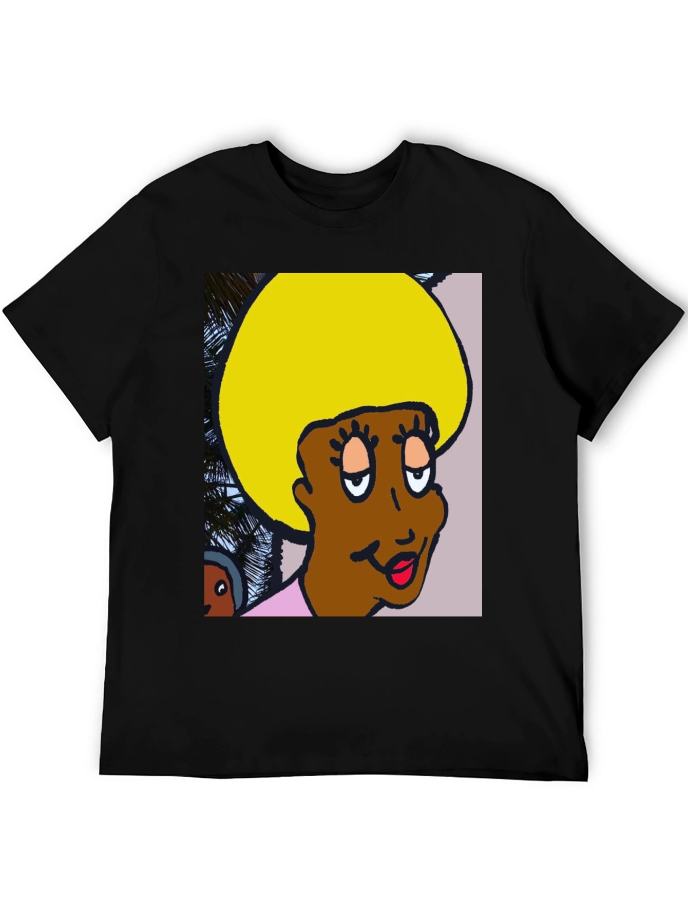 Retro Cartoon Afro T-Shirt