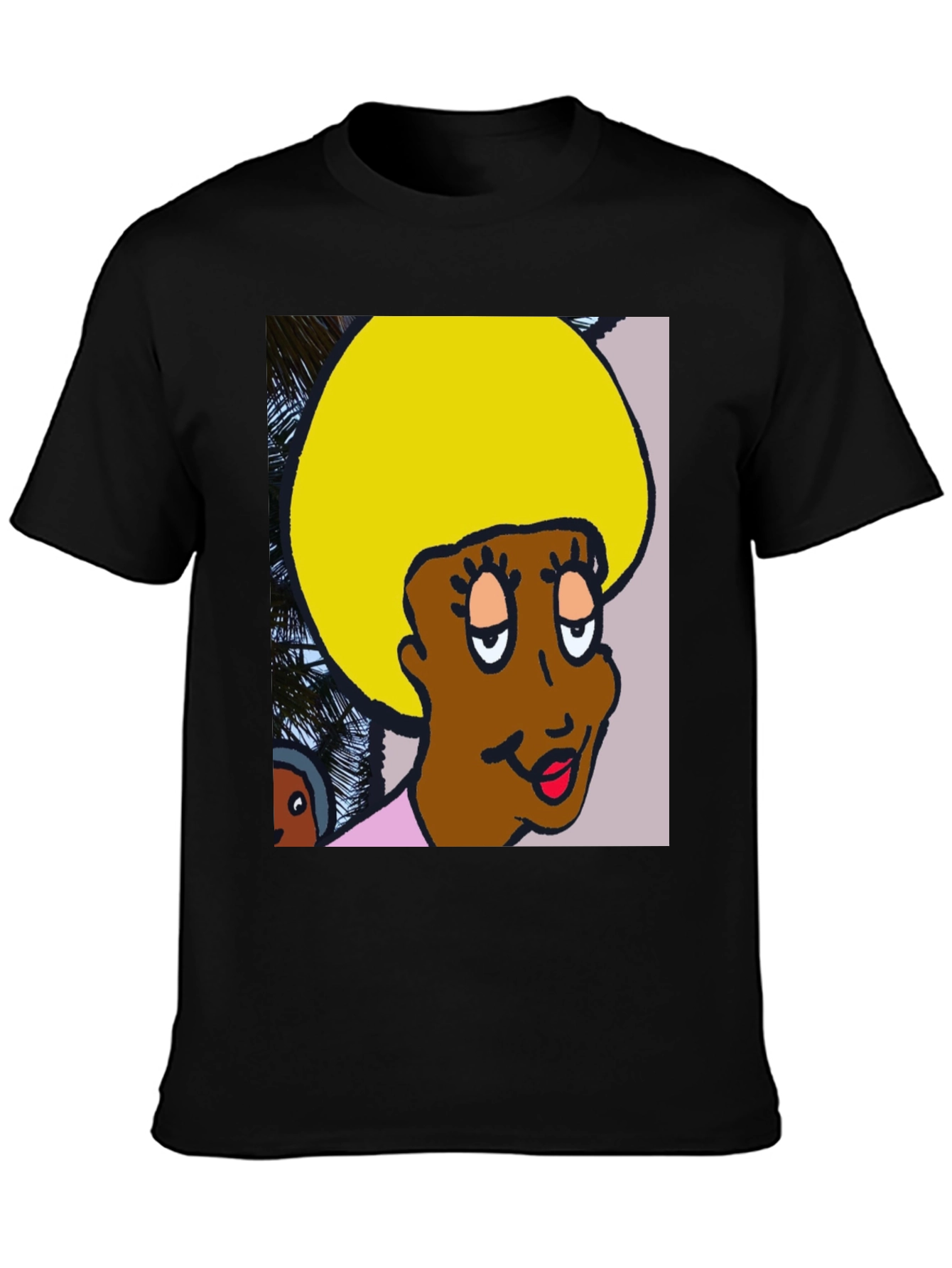 Retro Cartoon Afro T-Shirt