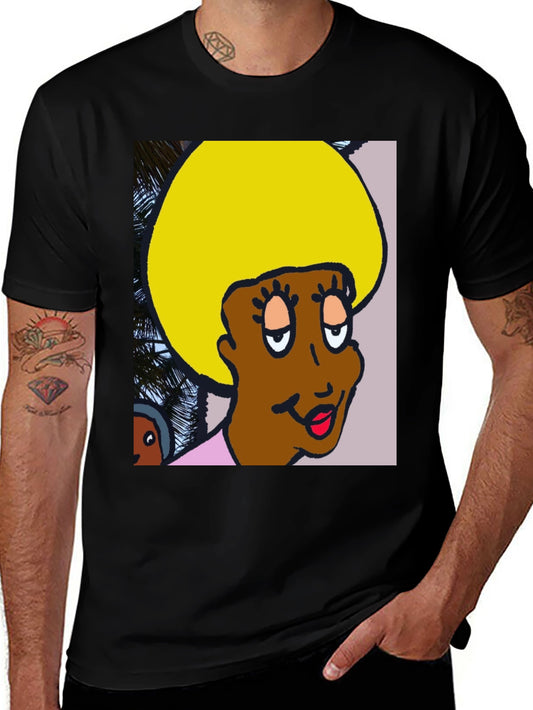 Retro Cartoon Afro T-Shirt