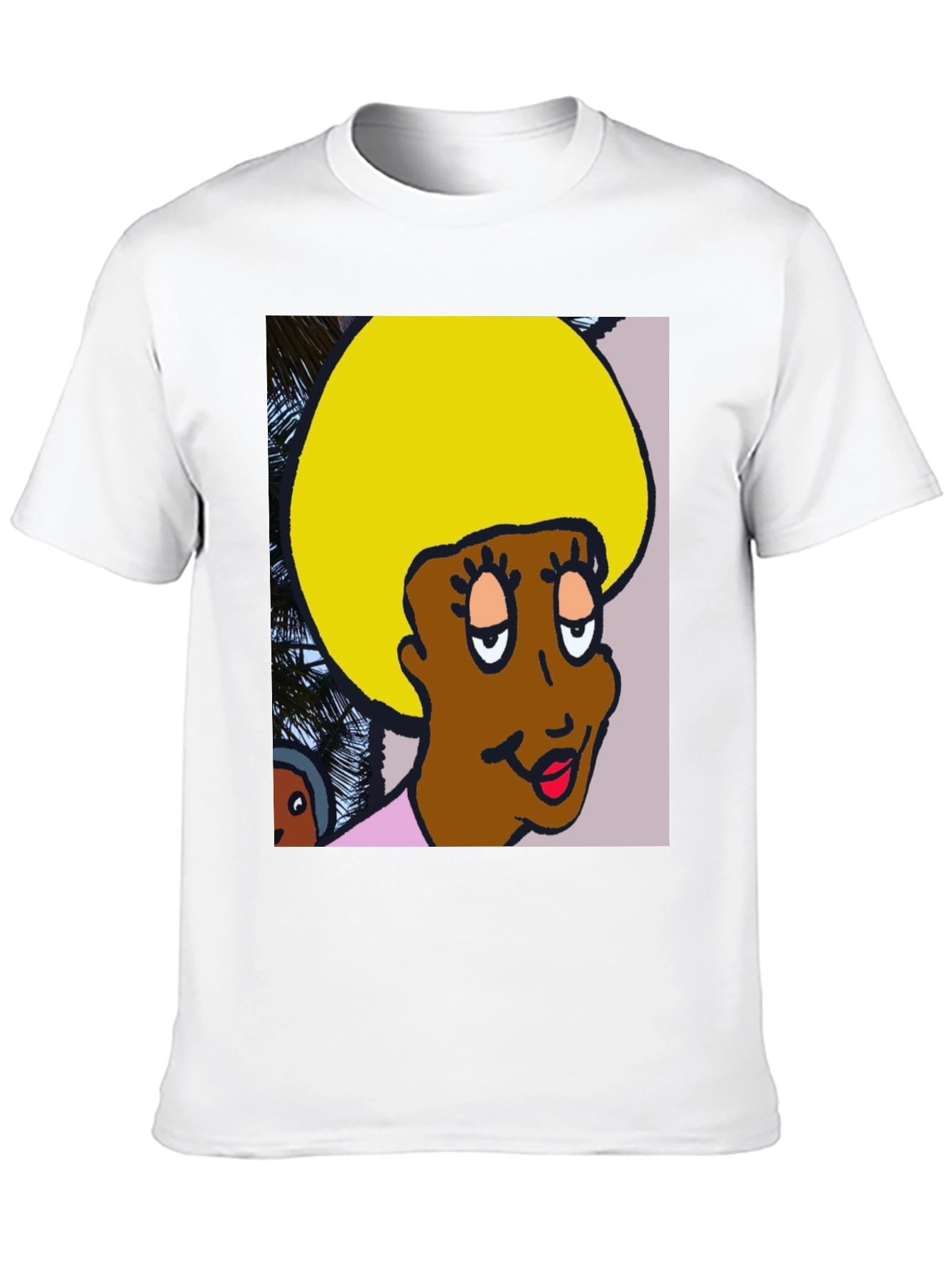 Retro Cartoon Afro T-Shirt