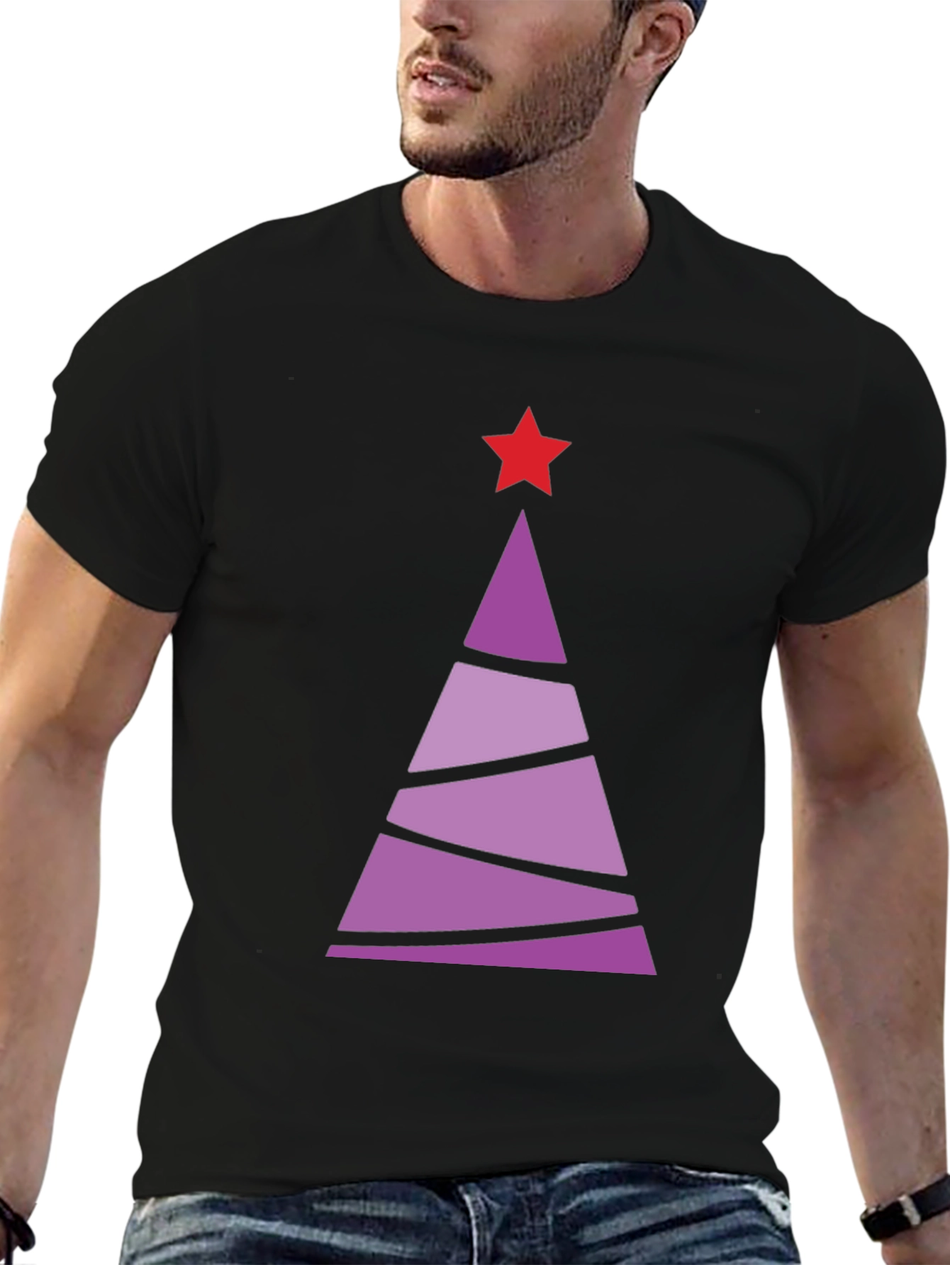 Festive Holiday Tree Graphic Tee