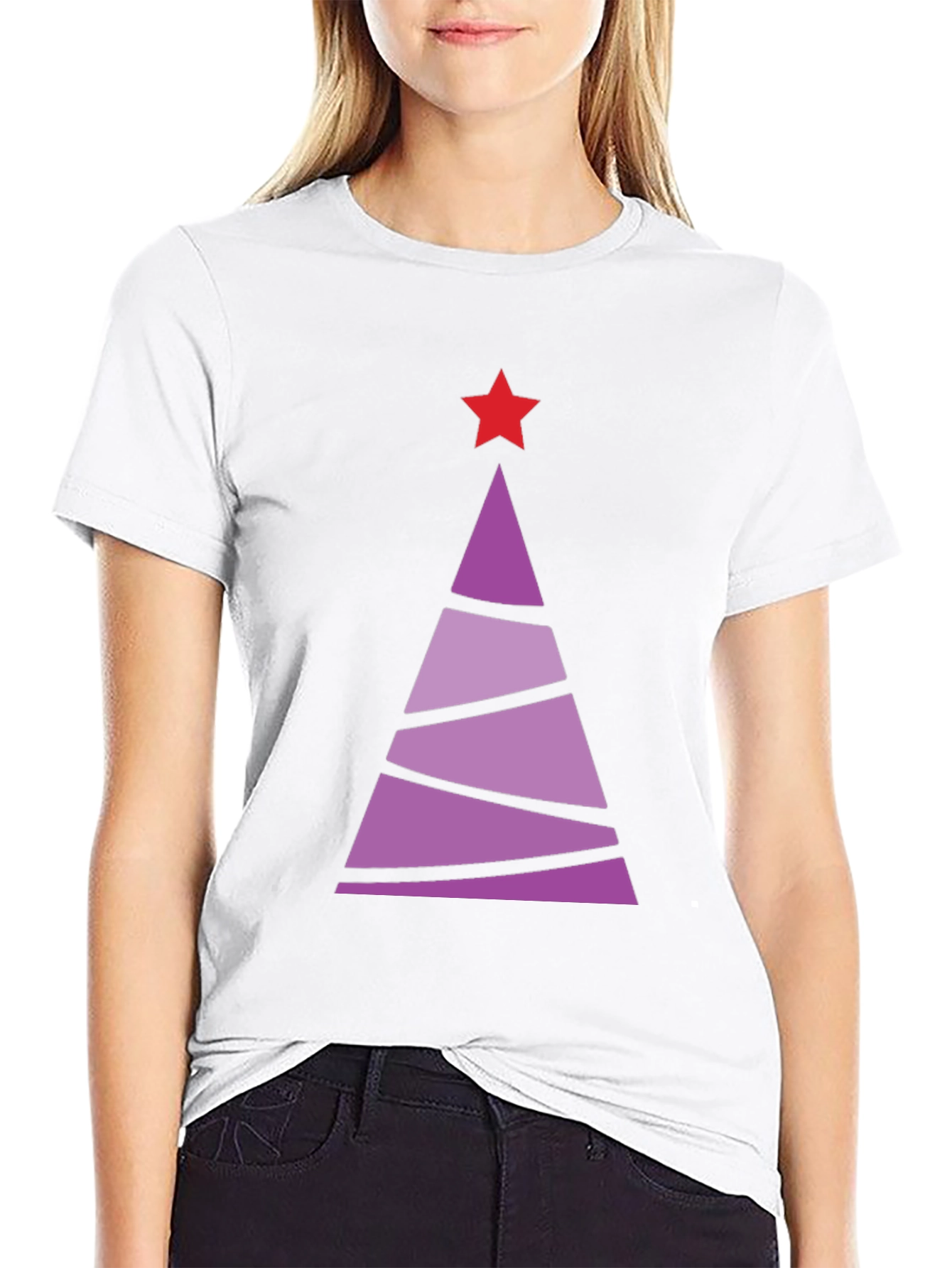 Festive Holiday Tree Graphic Tee