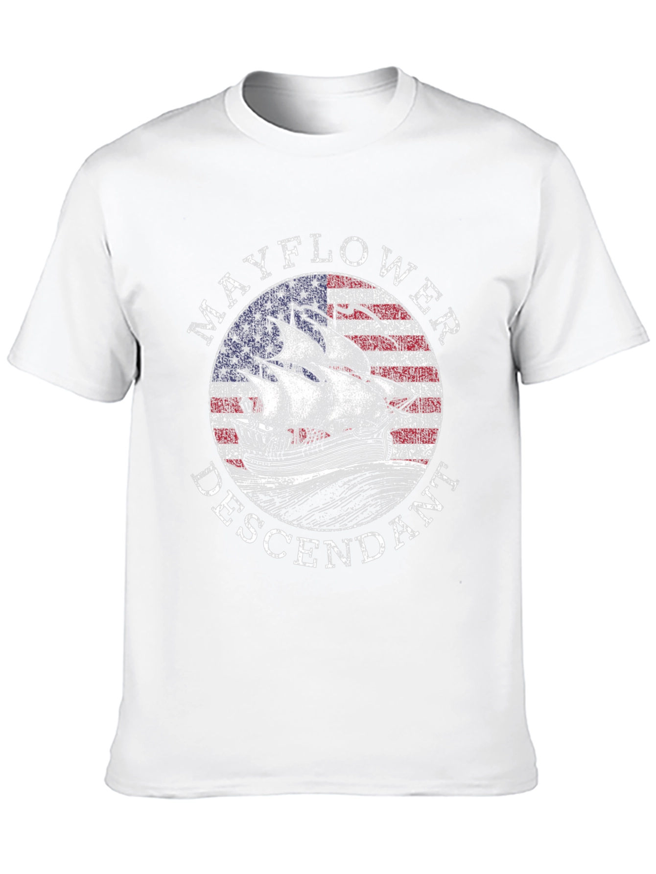 Mayflower Descendant Graphic T-Shirt